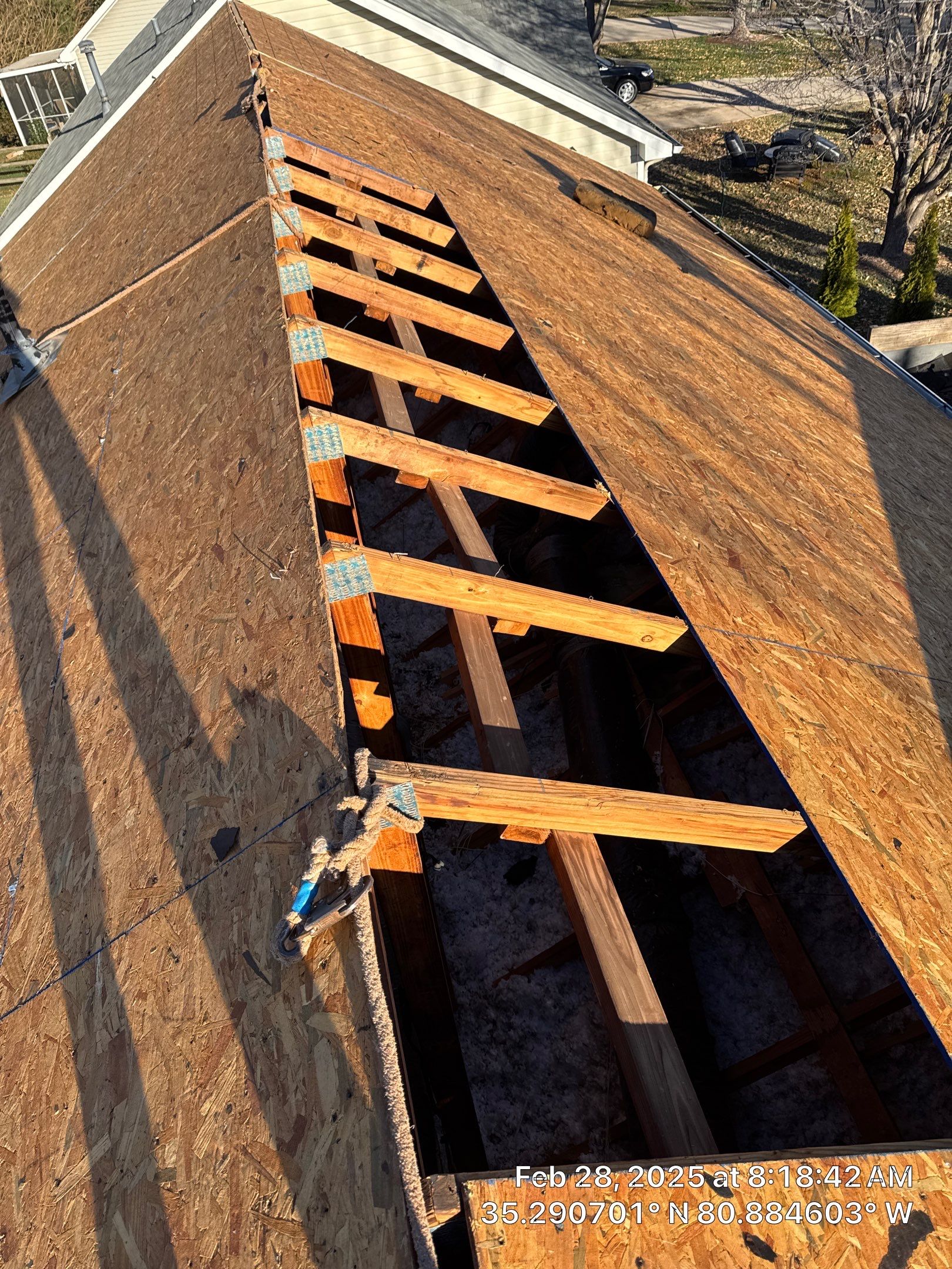 Roof replacement by hail damage  by Just Brilliant Restoration JBR