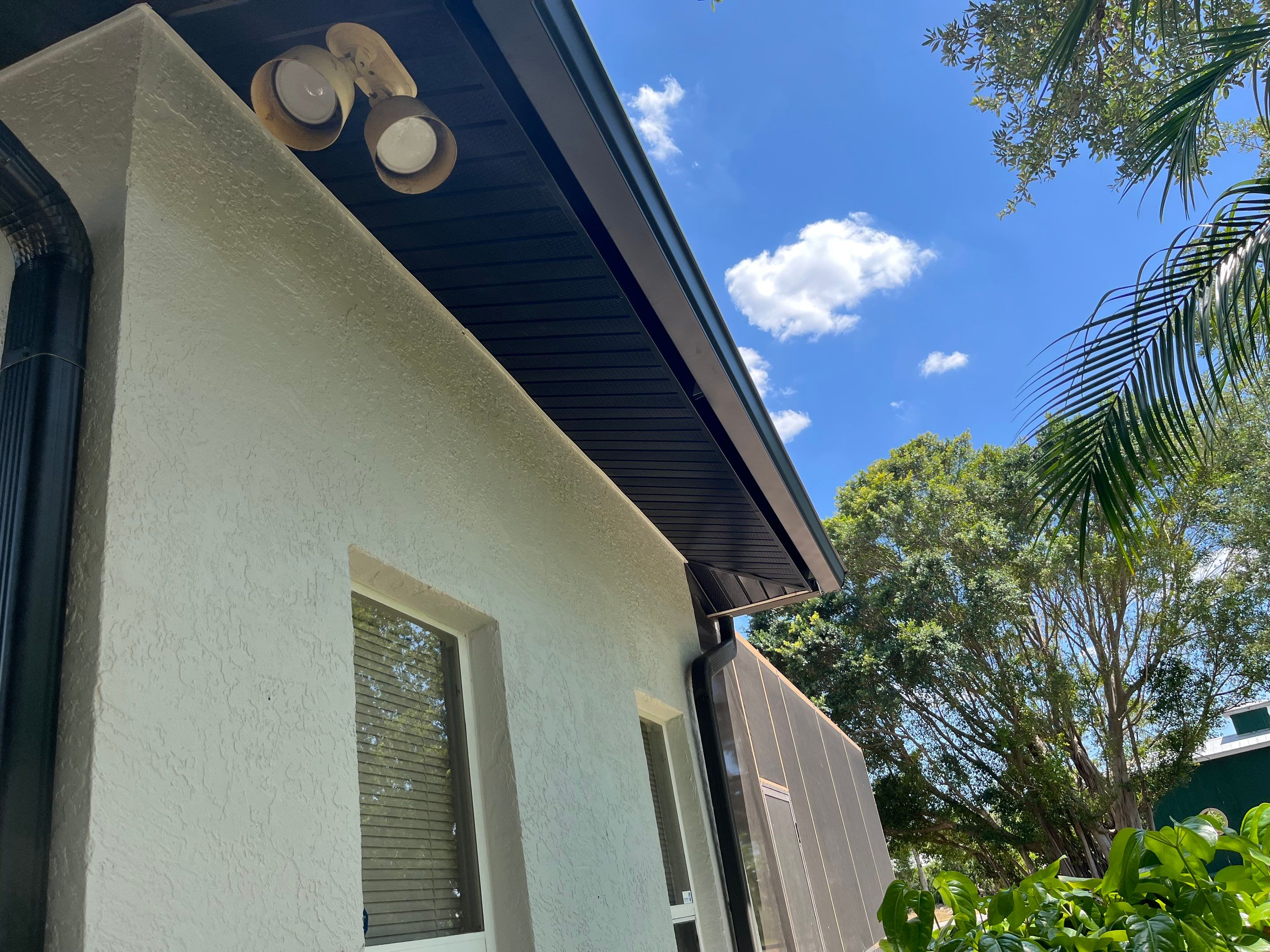 New Soffit and Fascia and Gutters in North Fort Myers FL by Gutter Professors
