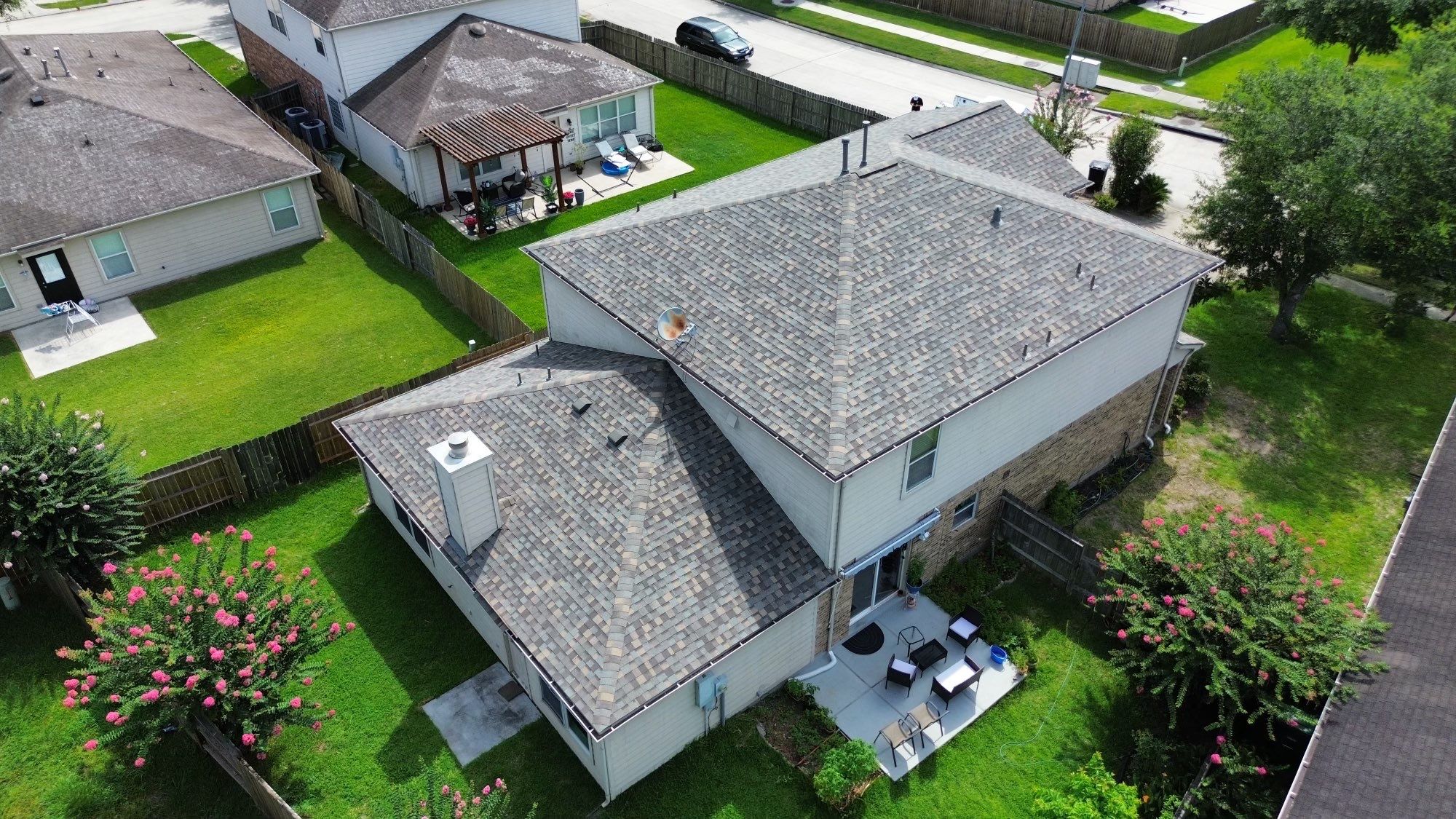 Residential Roofing Installation using IKO Dynasty in Kingwood by Core Four Roofing