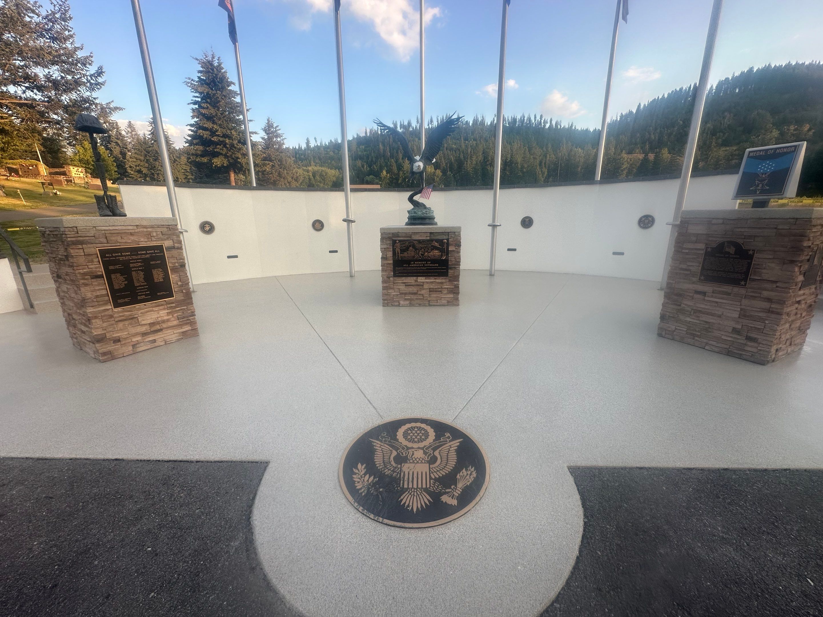 Veteran's Memorial - St. Maries Idaho by Croc Coatings, LLC