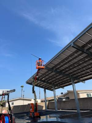 Carport Solar Panel Cleaning in Rowland Heights