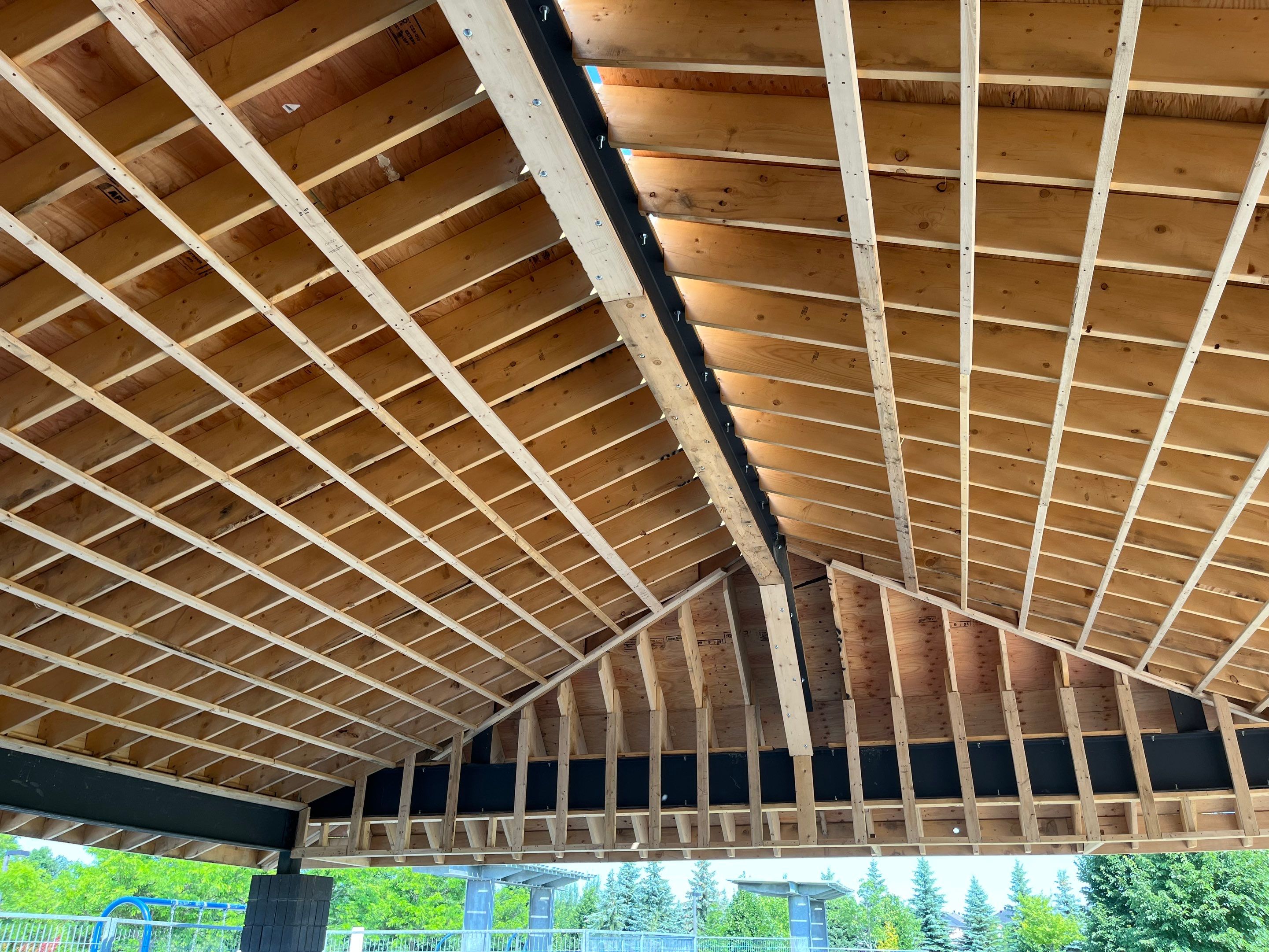 Commercial Roofing Installation using Gaf Timberline Shingles  by Jay Carter Roofing & Sheet Metal