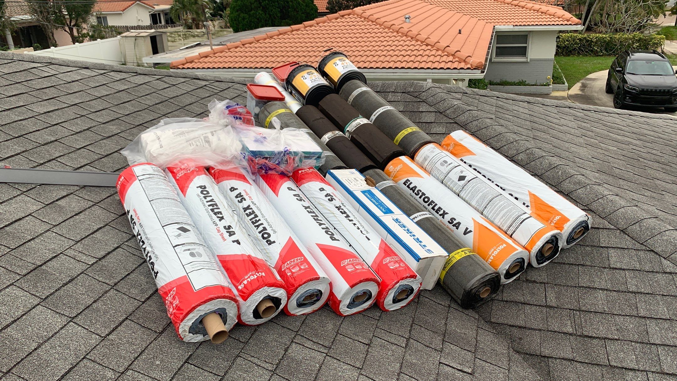 Residential Roofing Installation using 1" Nail strip metal roof by BLUES BROTHERS ROOFING