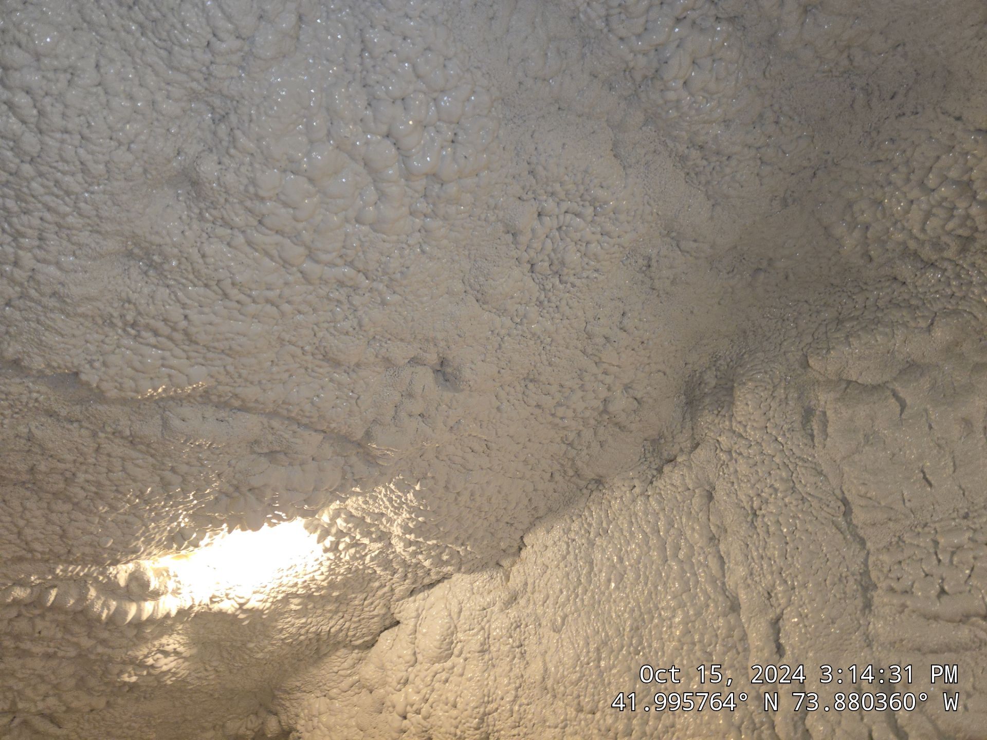 Attic Insulation using open cell spray foam by NYS Foam & Energy