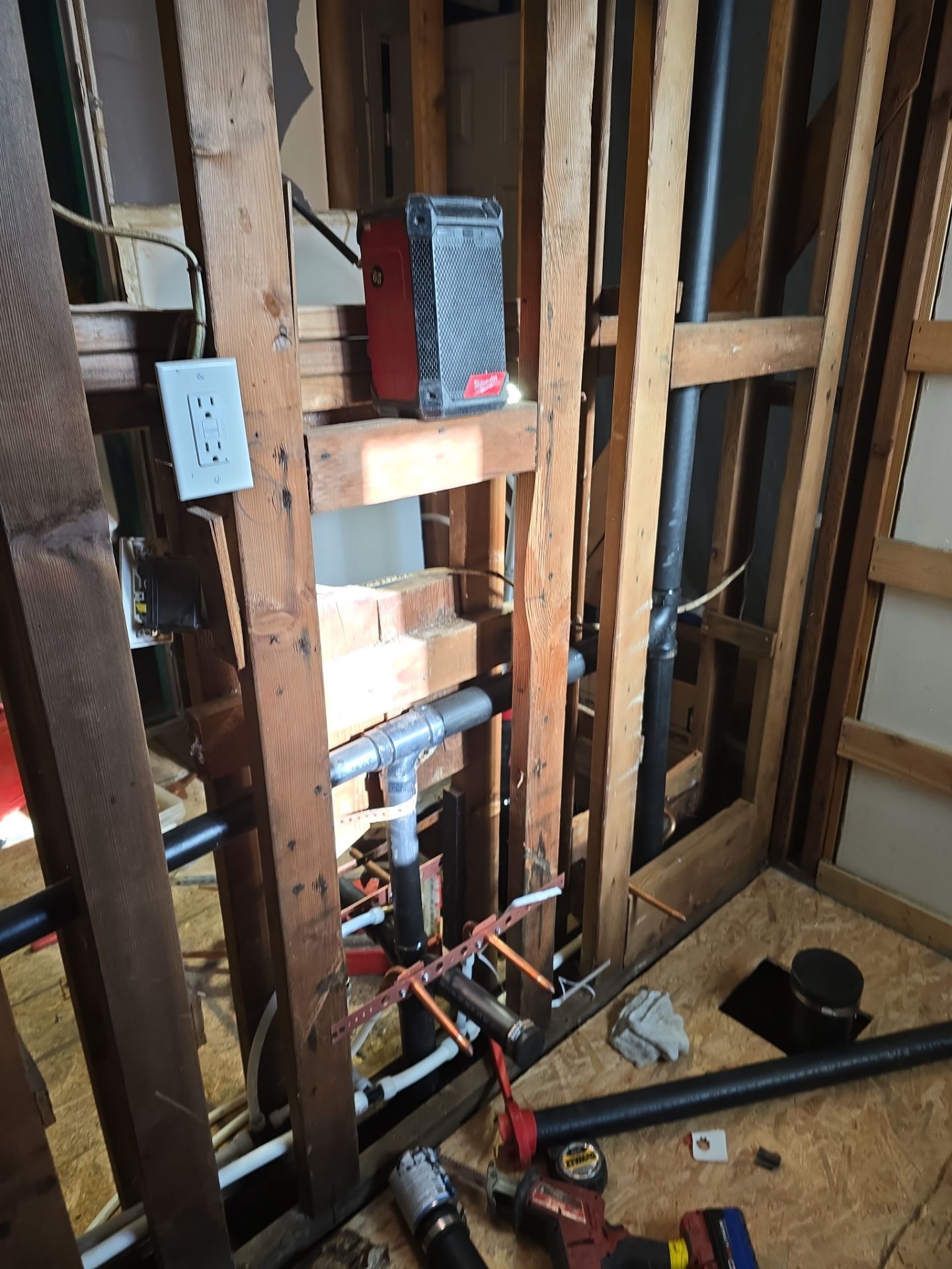 Installing New Piping and Checking Underneath Home by Us Plumbing