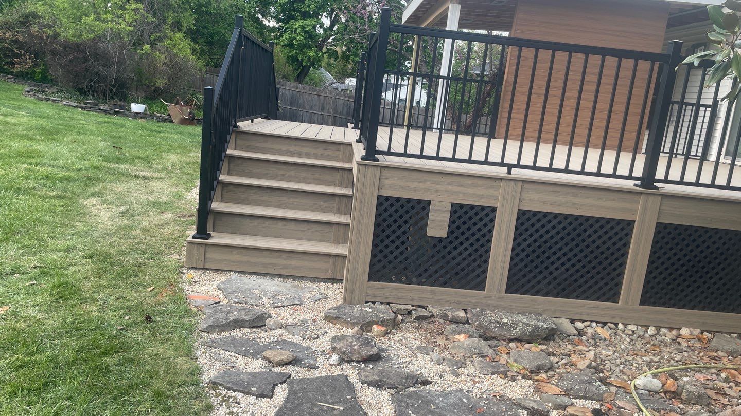 Deck Resurface with an add on roof in Princenton by deck guardian