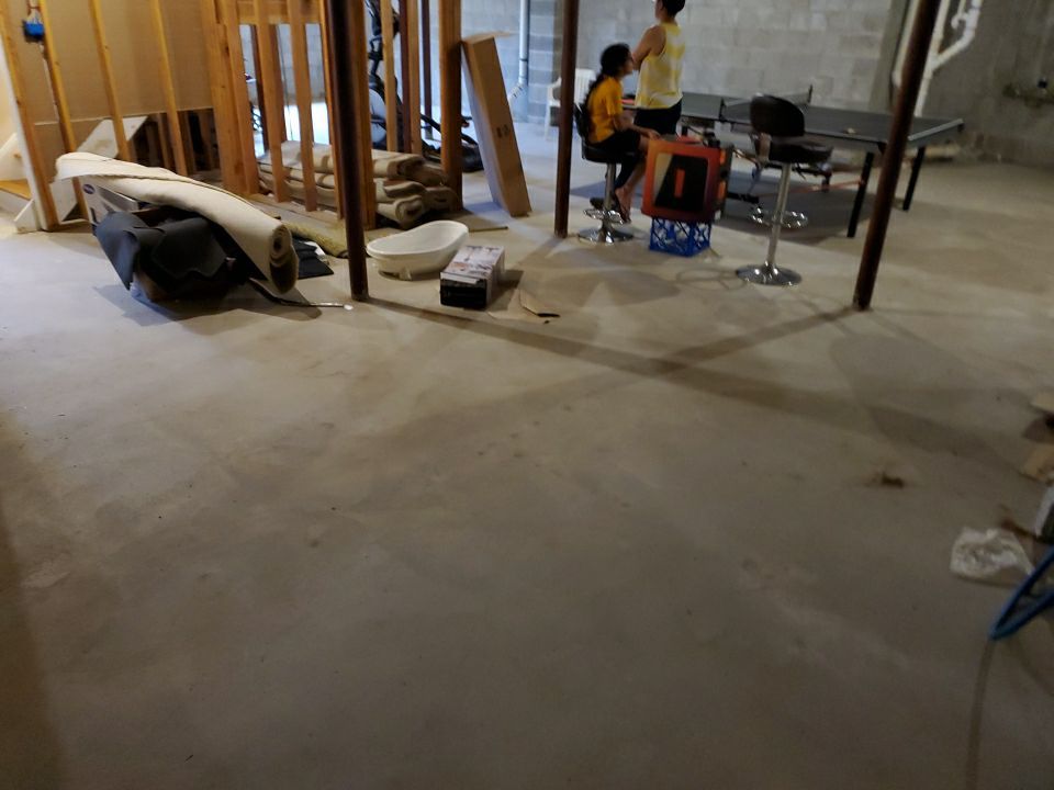 Garage Floor using Penntek Slatestone by Spectrum Painting, LLC