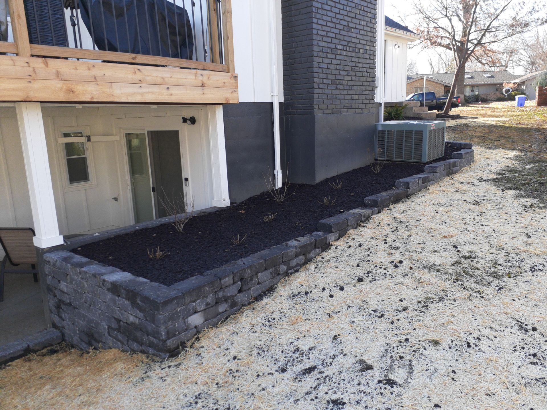 Entire Home Landscape and Retaining Walls by LAND ESCAPES LLC