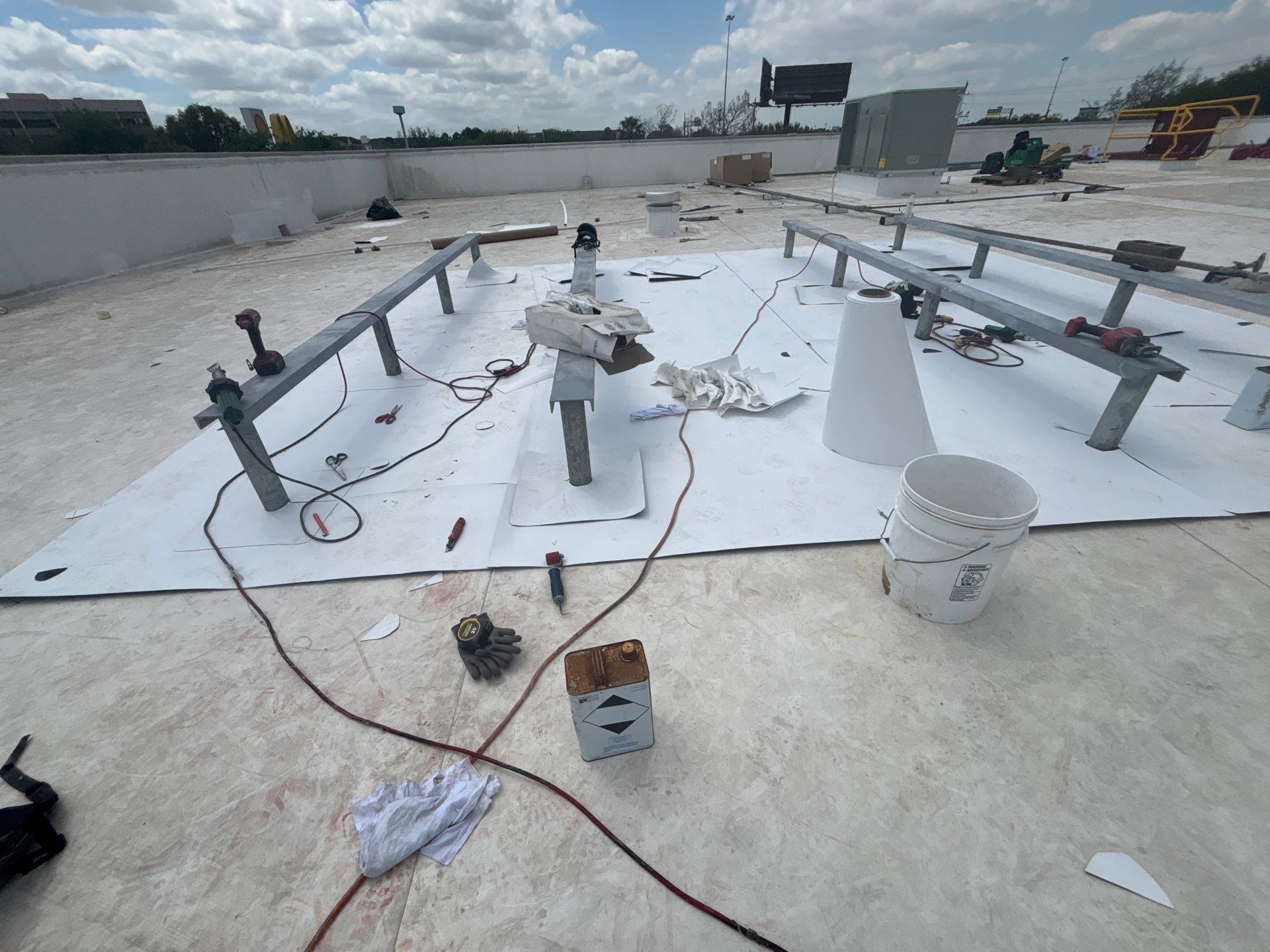 Commercial Retrofit Roof by Houston Roofing & Construction