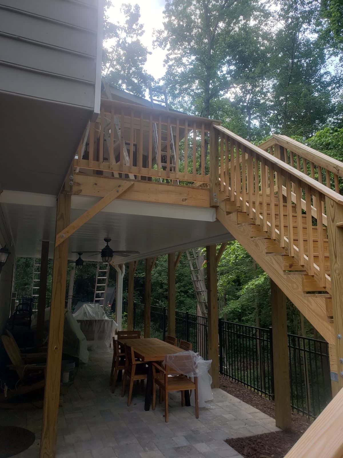 Exterior Painting and Screened Porch Refresh in Mableton, Georgia by Swift Home Renovations
