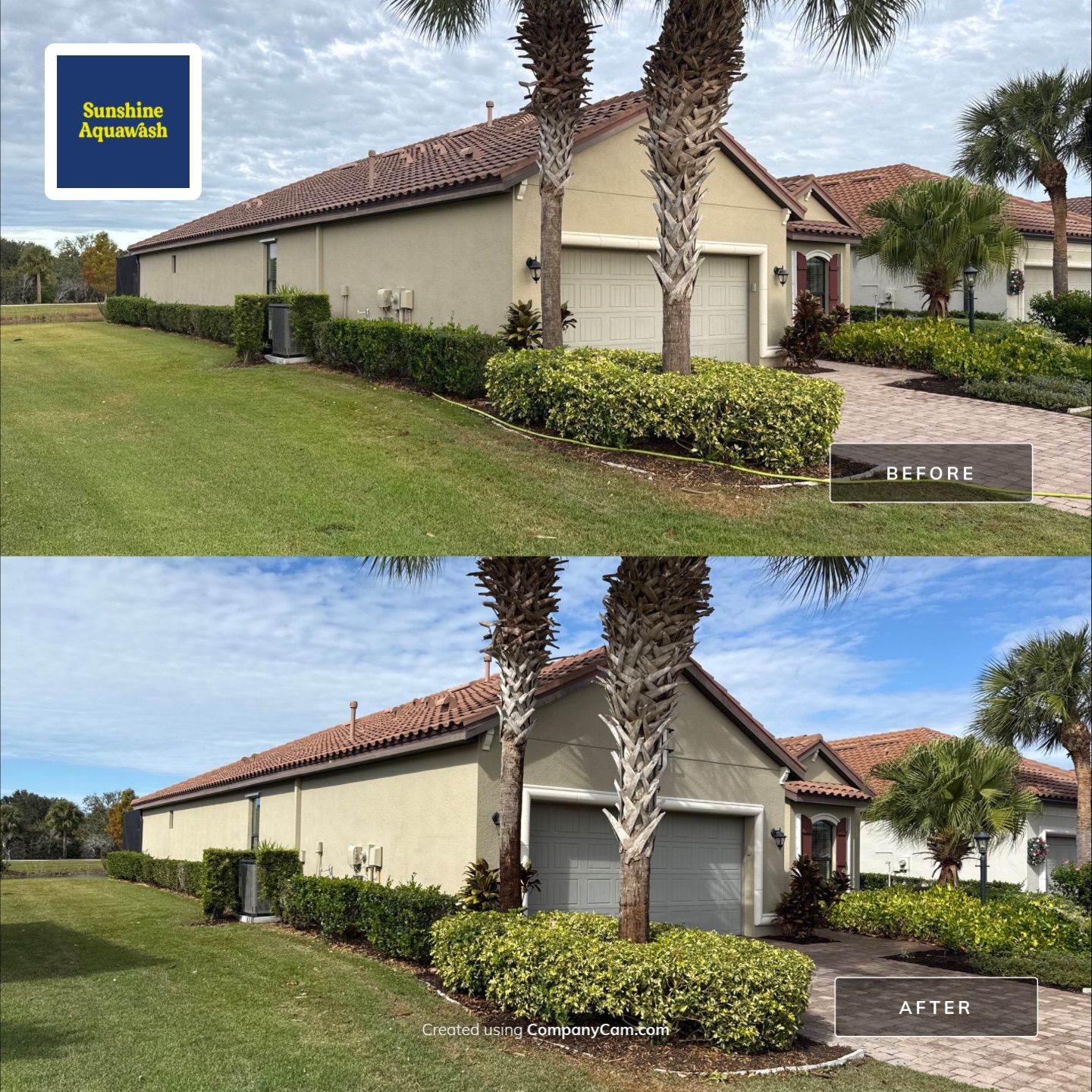 🌿 Tile Roof Cleaning in Lakewood Ranch — Safe for Plants & Tortoise-Friendly! 🐢✨ by Sunshine AquaWash
