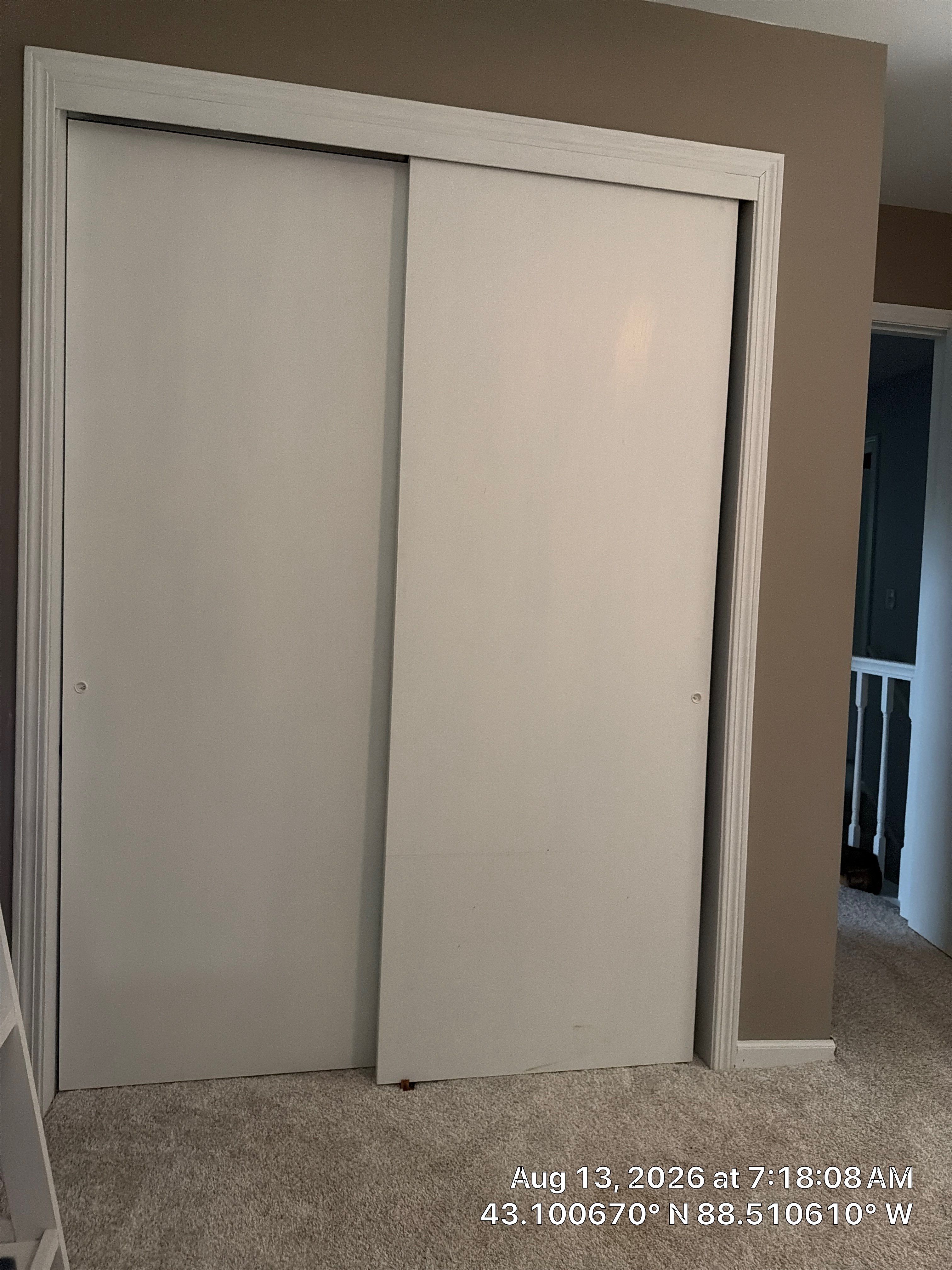 Interior Closet Door Replacement and Trim Installation in Oconomowoc by CompanyCam Sales Demo
