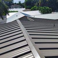 24ga 1.5" Mechanical Seam Buckskin  by Total Roofing System The Metal Roof Experts