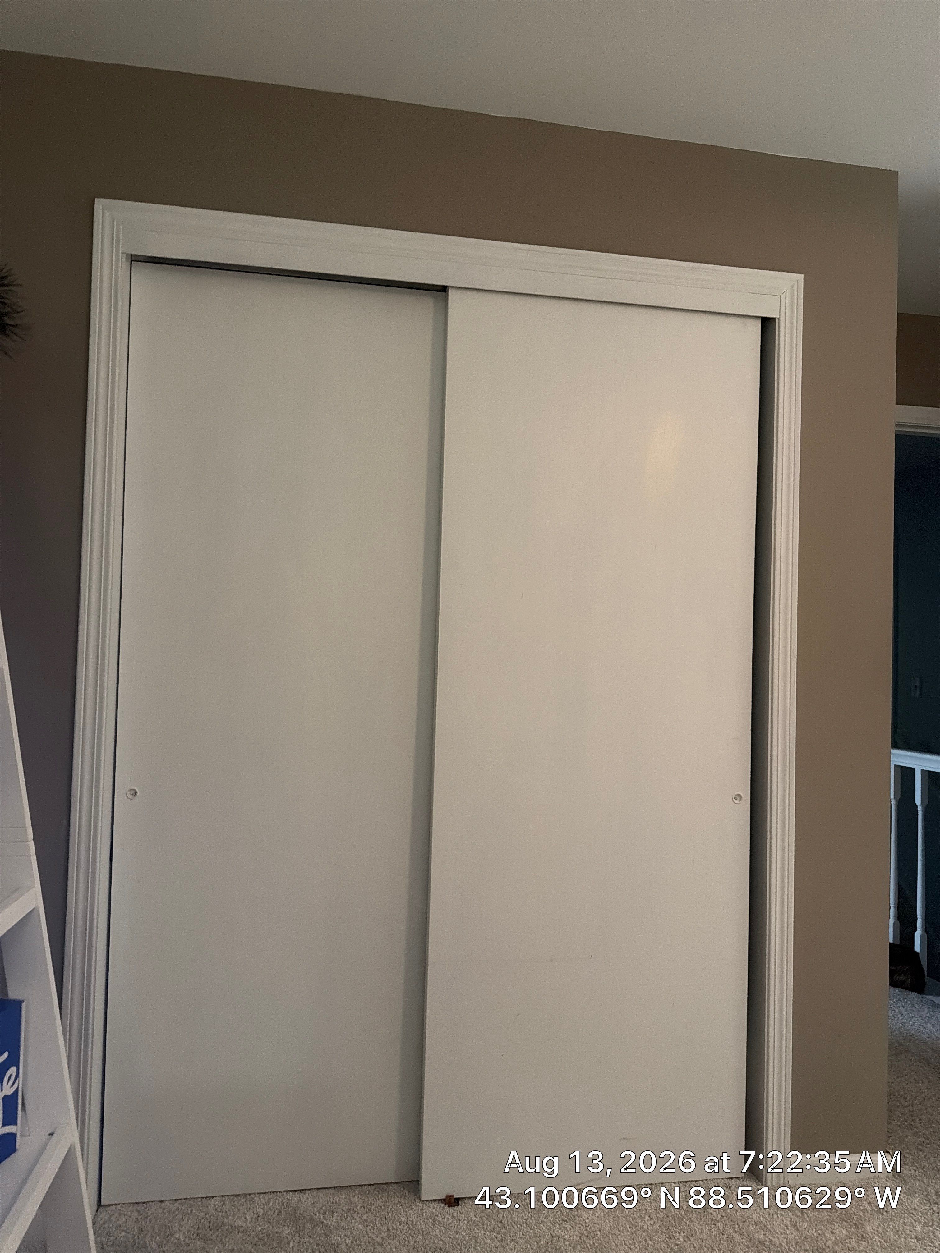 Interior Closet Door Replacement and Trim Installation in Oconomowoc by CompanyCam Sales Demo