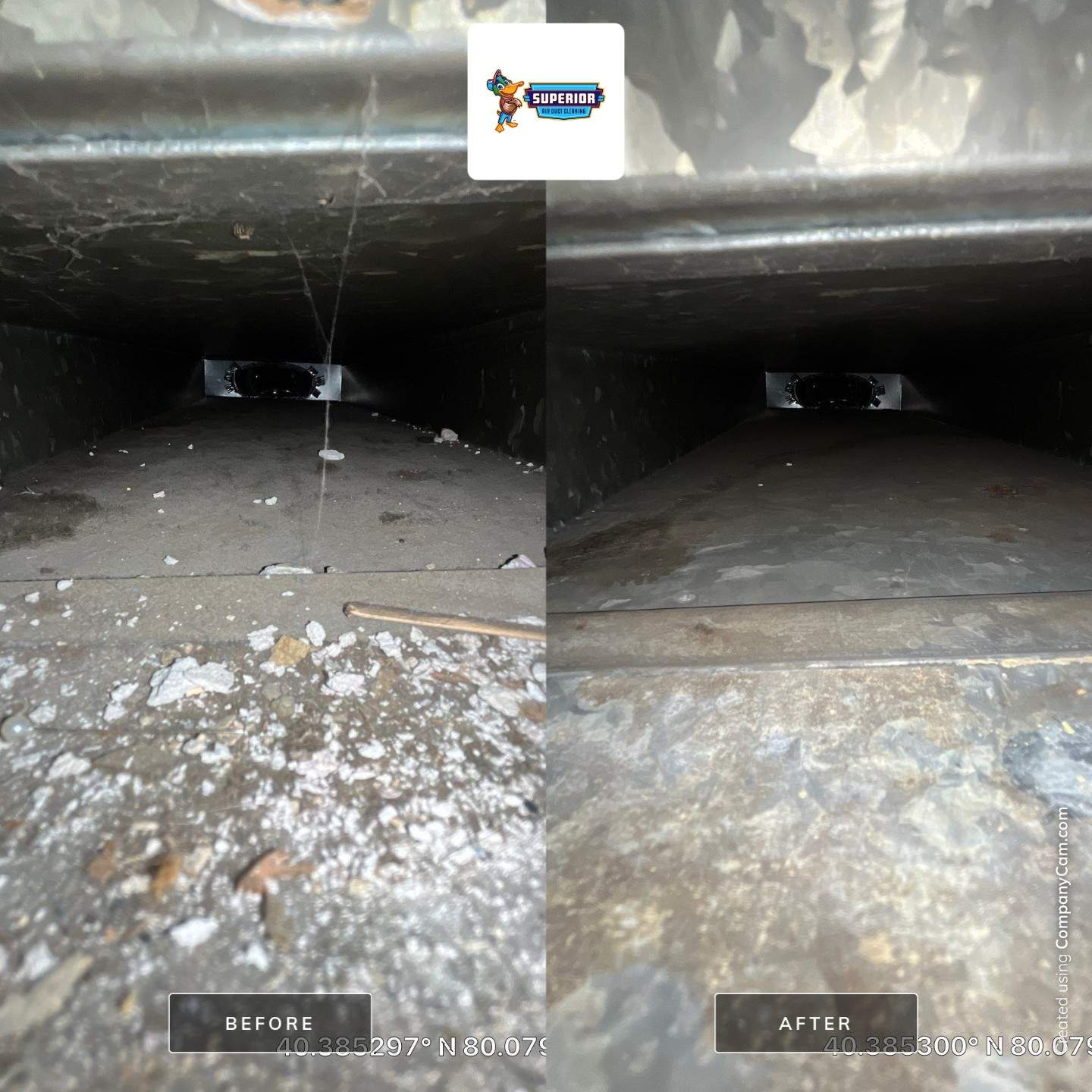 Air Duct Cleaning With a Vacuum Truck in Carnegie, PA by Superior Air Duct Cleaning