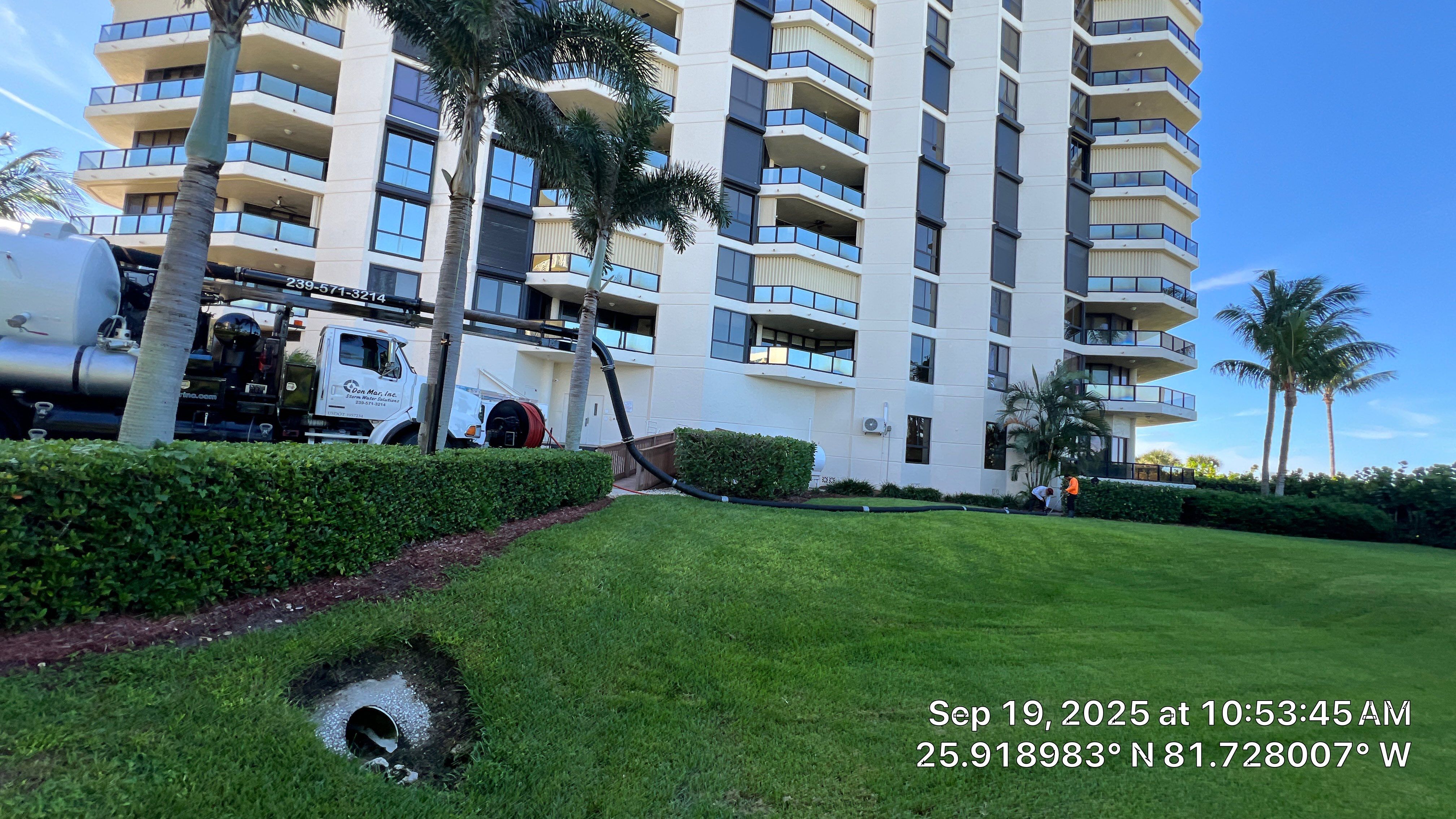 Condo Storm Water System Cleaning and Maintenance by APS Power & Water