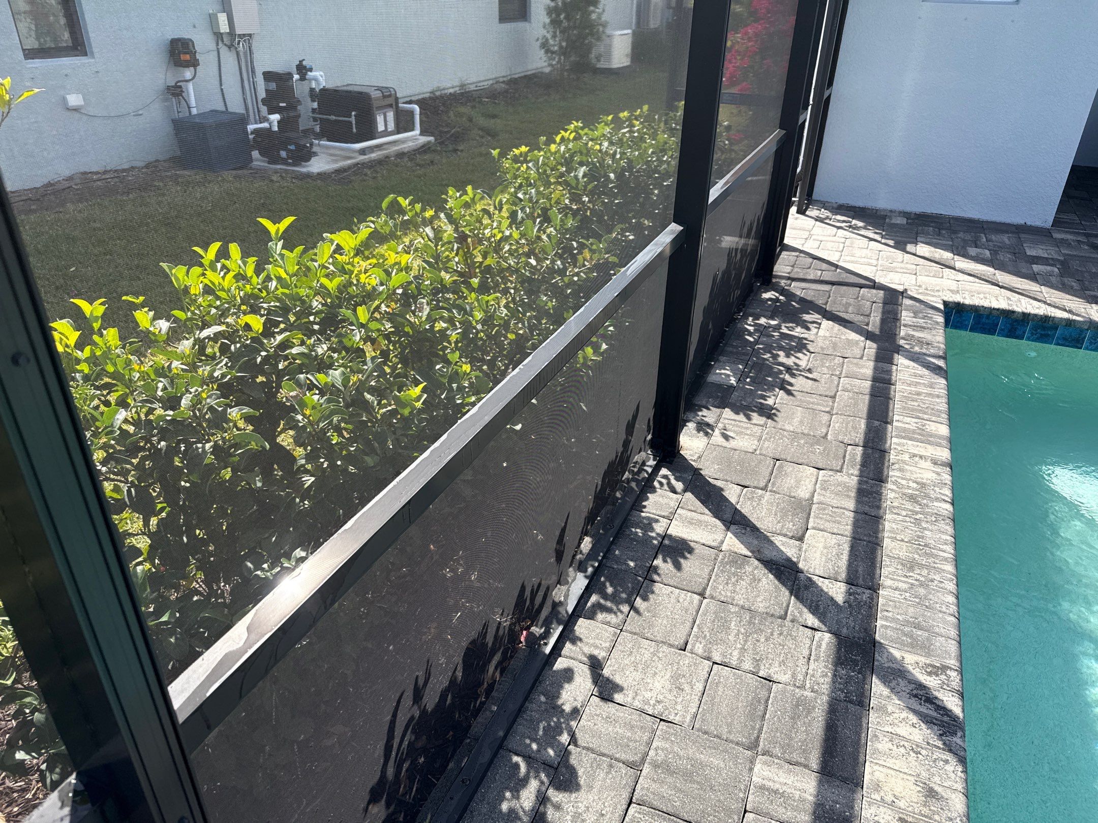 Pool Cage Screen Enclosure Cleaning in Canoe Creek – Parrish, FL by Sunshine AquaWash