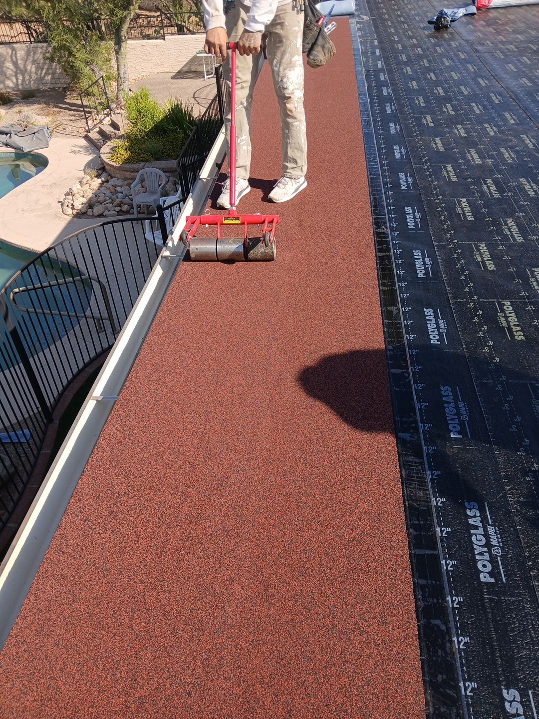 Residential Tile Roof Restoration and Low Slope Membrane Replacement in Tucson by West Coast Roofing AZ