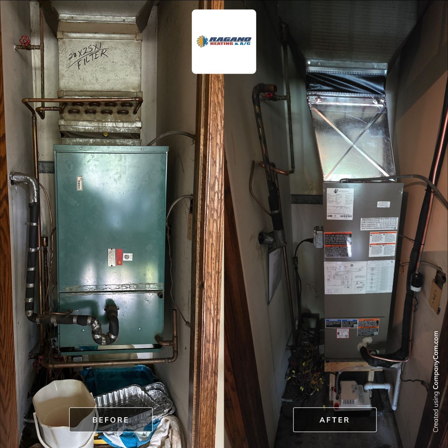 Air Handler Replacement in Elk Grove Village by Ragano Heating & Air Conditioning Inc