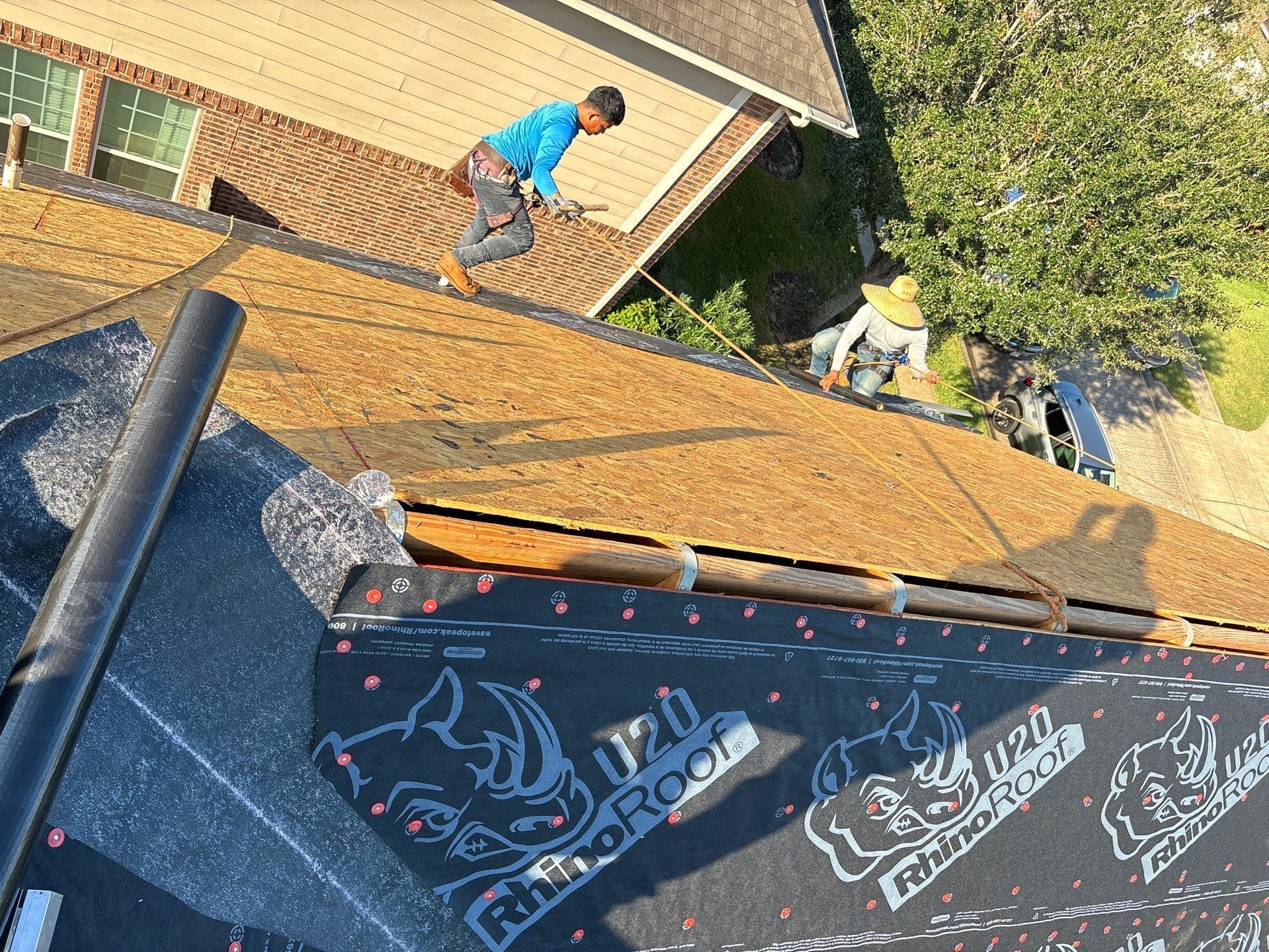 Residential Roofing Installation using Owen's Corning Duration (Lifetime) Shingles by Roof Repair Company