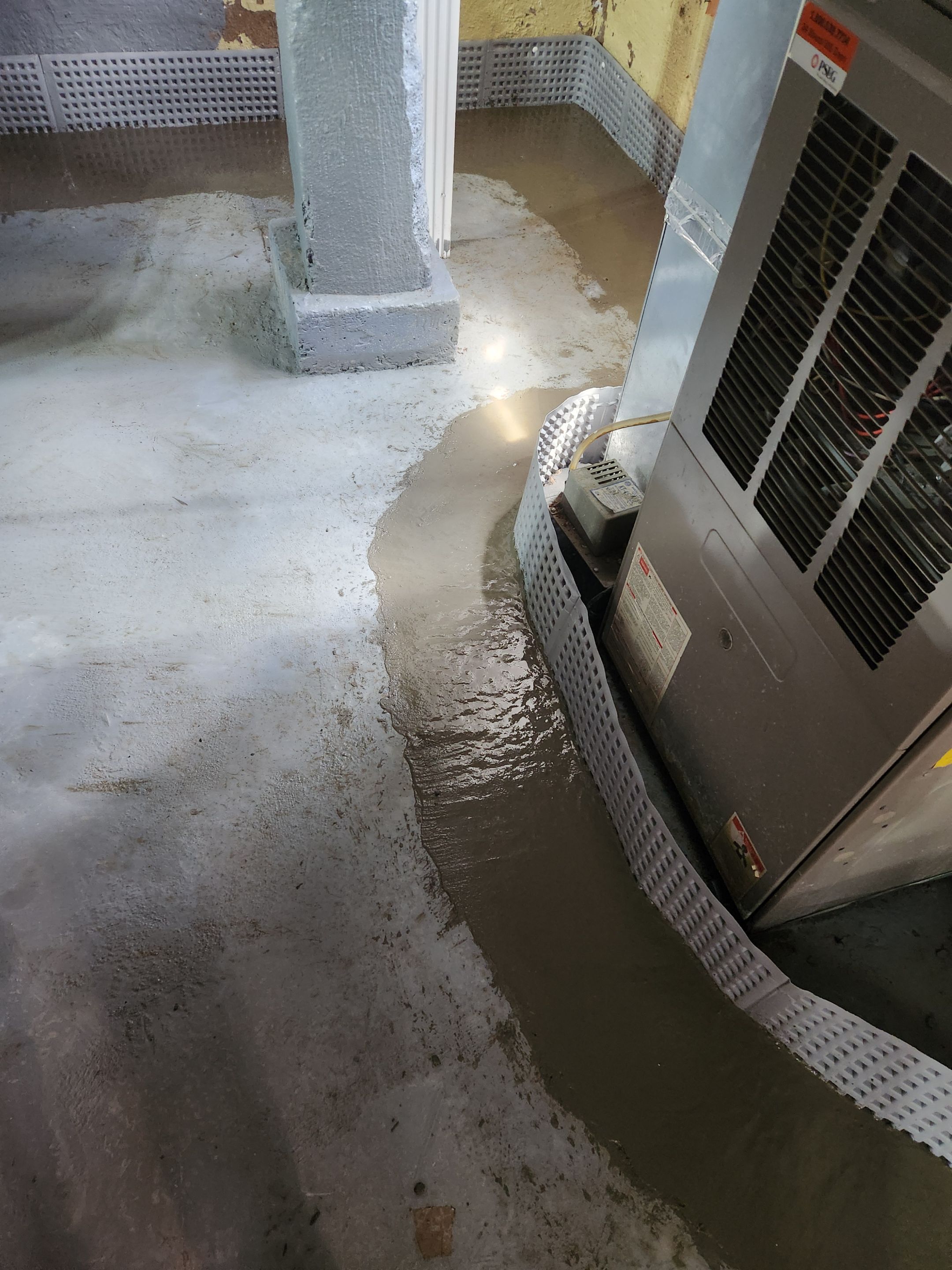 Interior French Drain River Edge NJ by Pure Service Pro, LLC 