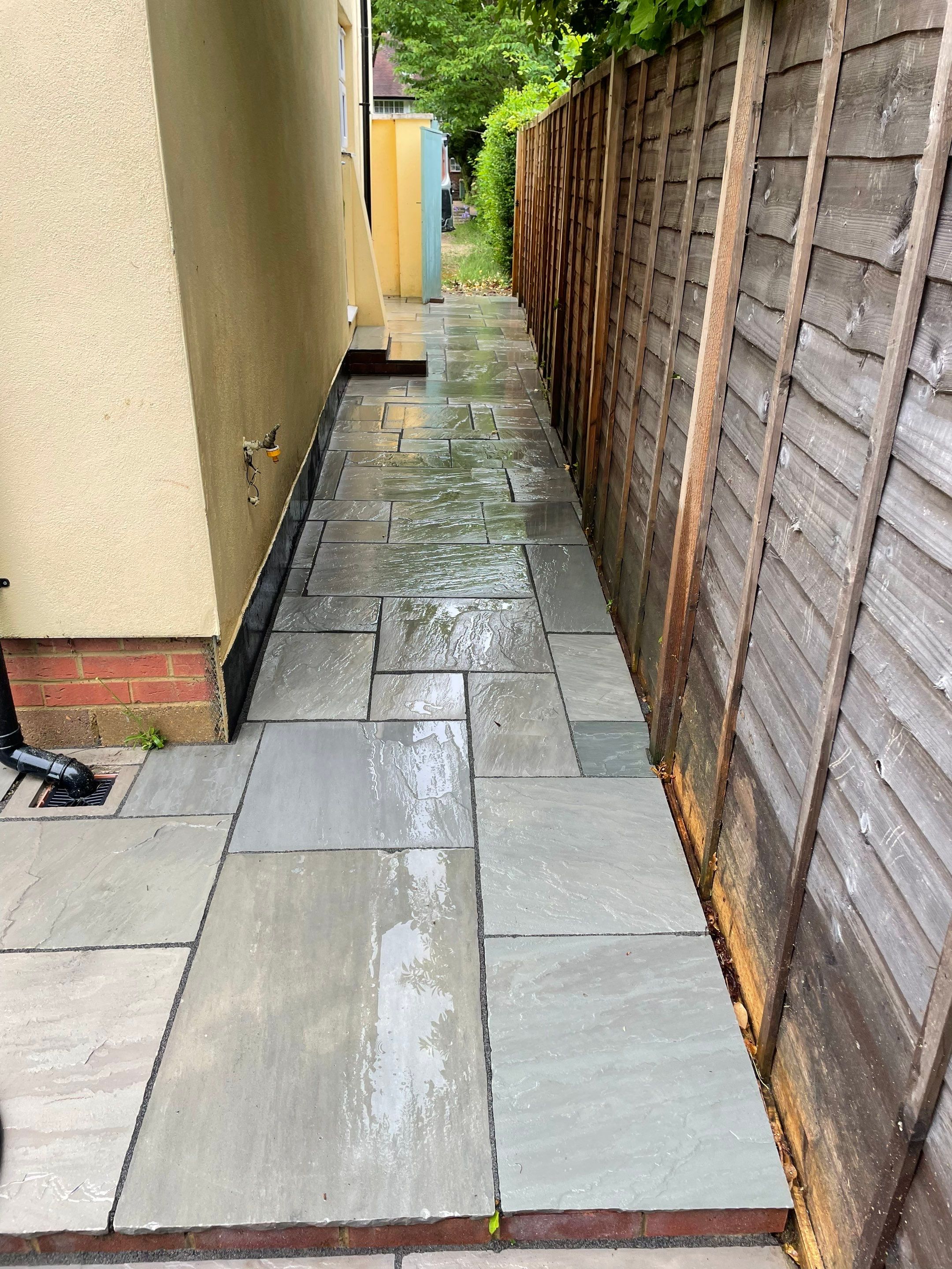 Patio Clean using honda 21 ltr/min by Ges Exterior Cleaning ltd