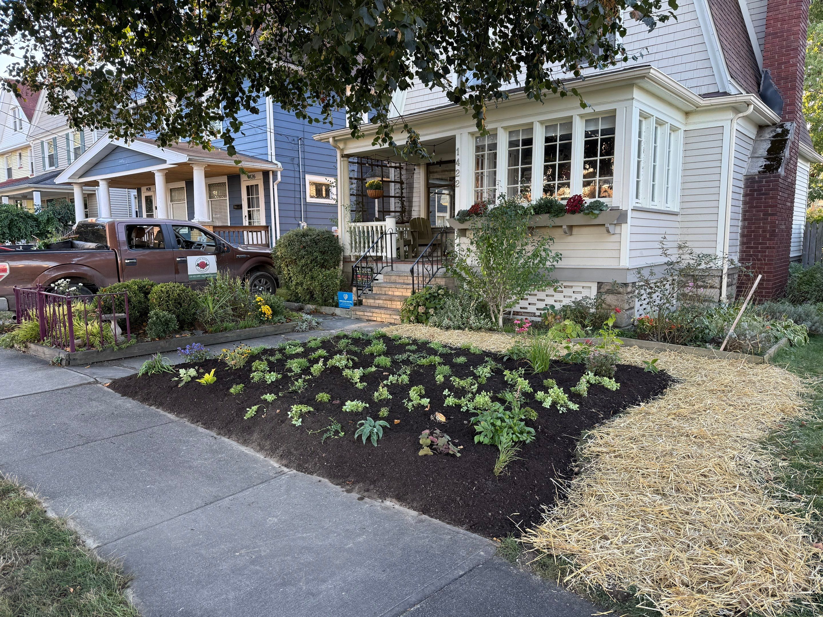 Purple Fence Project by Elm Rose Gardens