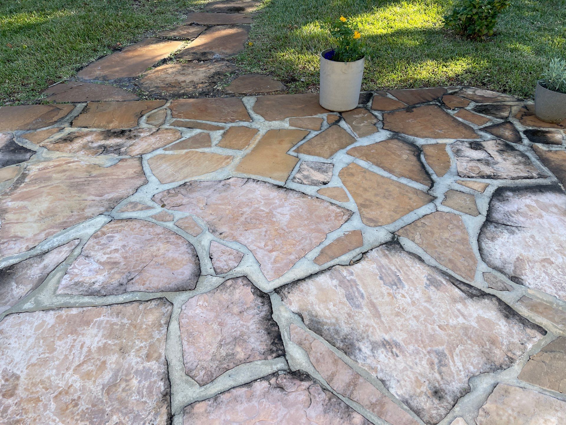 Stone Patio using TopSeal by DuraSeal