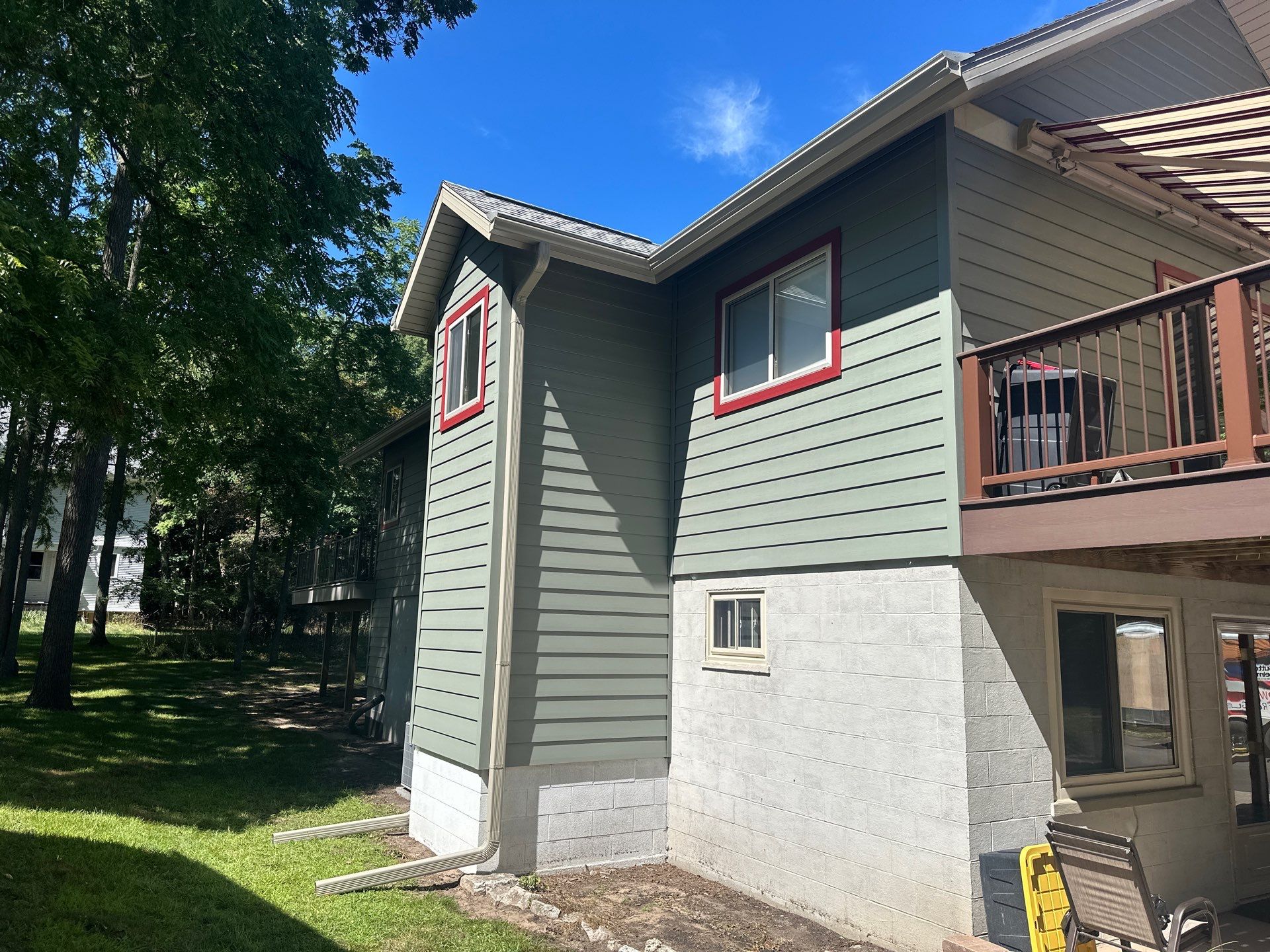 Custom Gutter System and Gutter Helmet Installation in Frankfort by Rainbow Seamless Systems