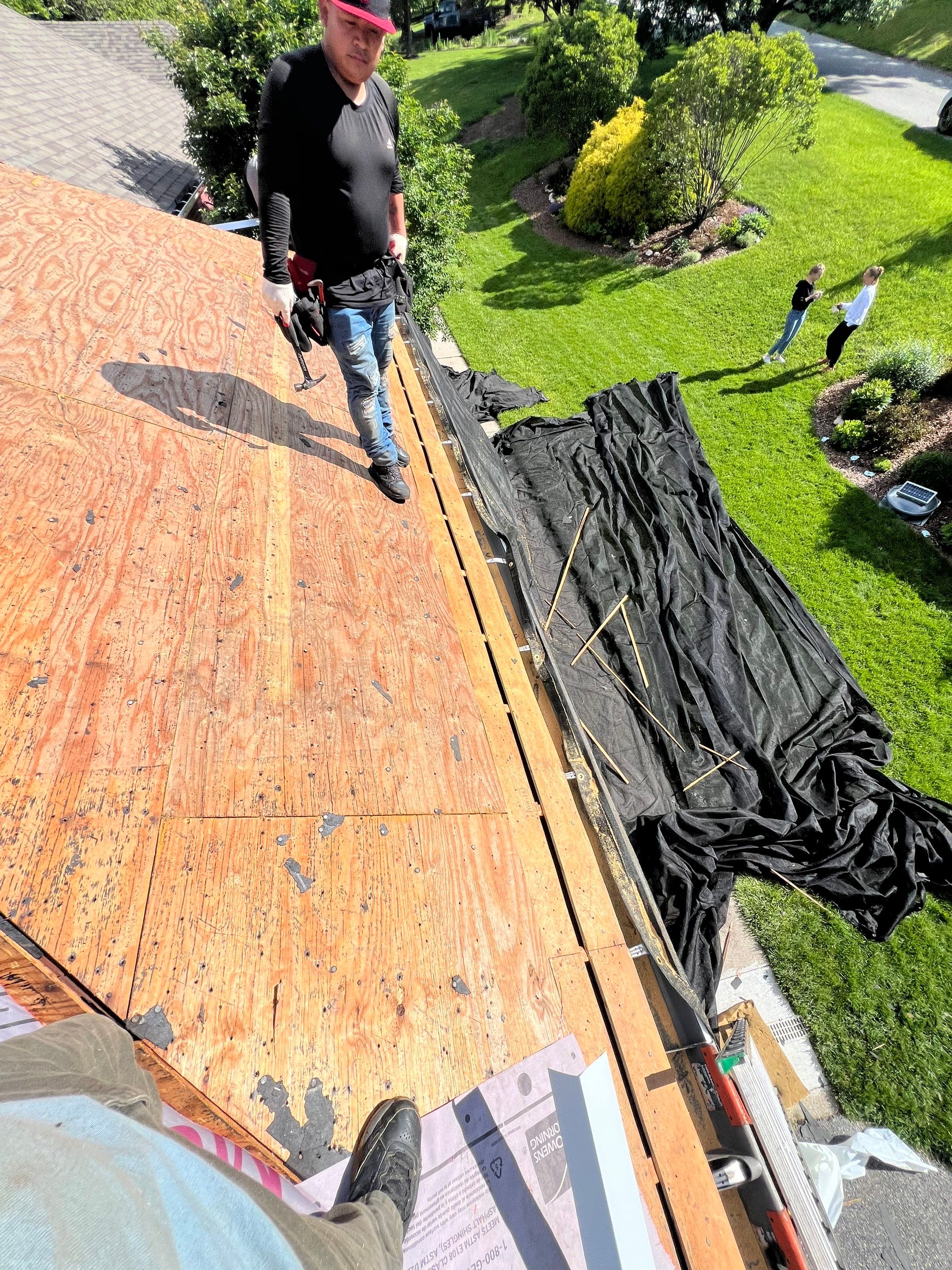 Residential Roof Replacement and Sheathing Repair in Frederick by Frederick Roof Repair