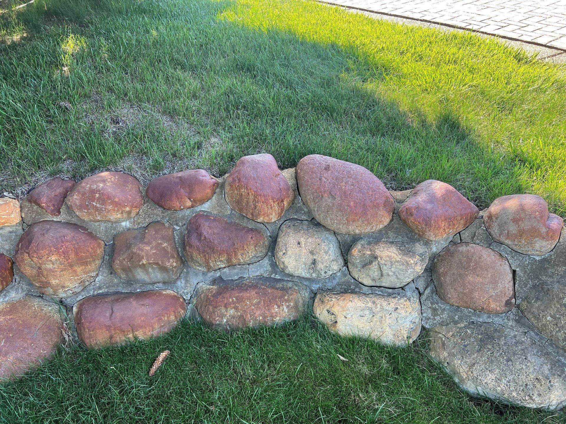 Rust removal by Northern Power Washing LLC.