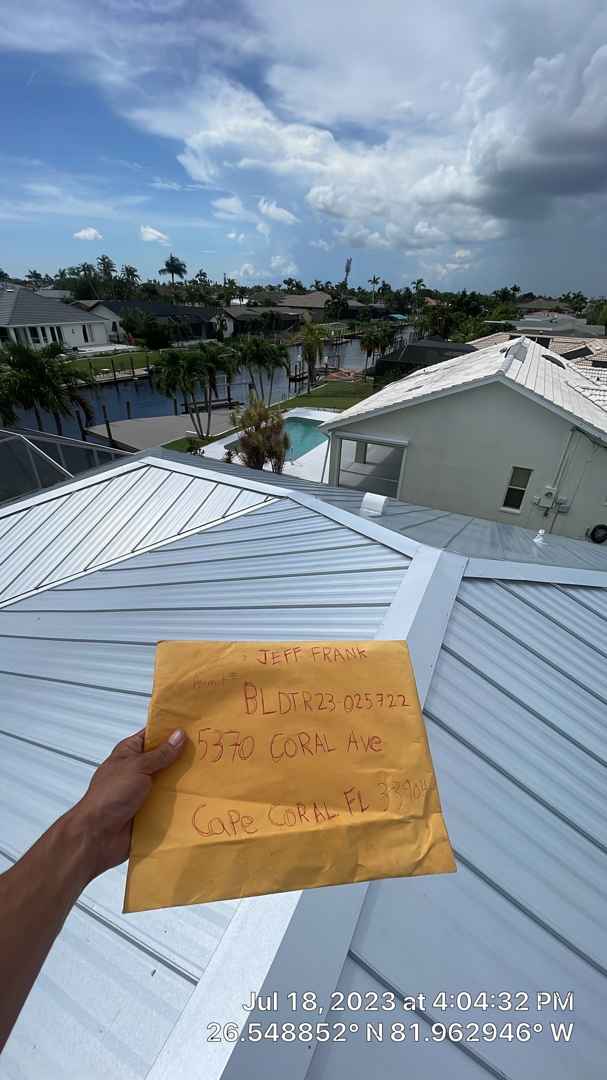 Residential Roofing Installation using Standing Seam Metal by Protek 