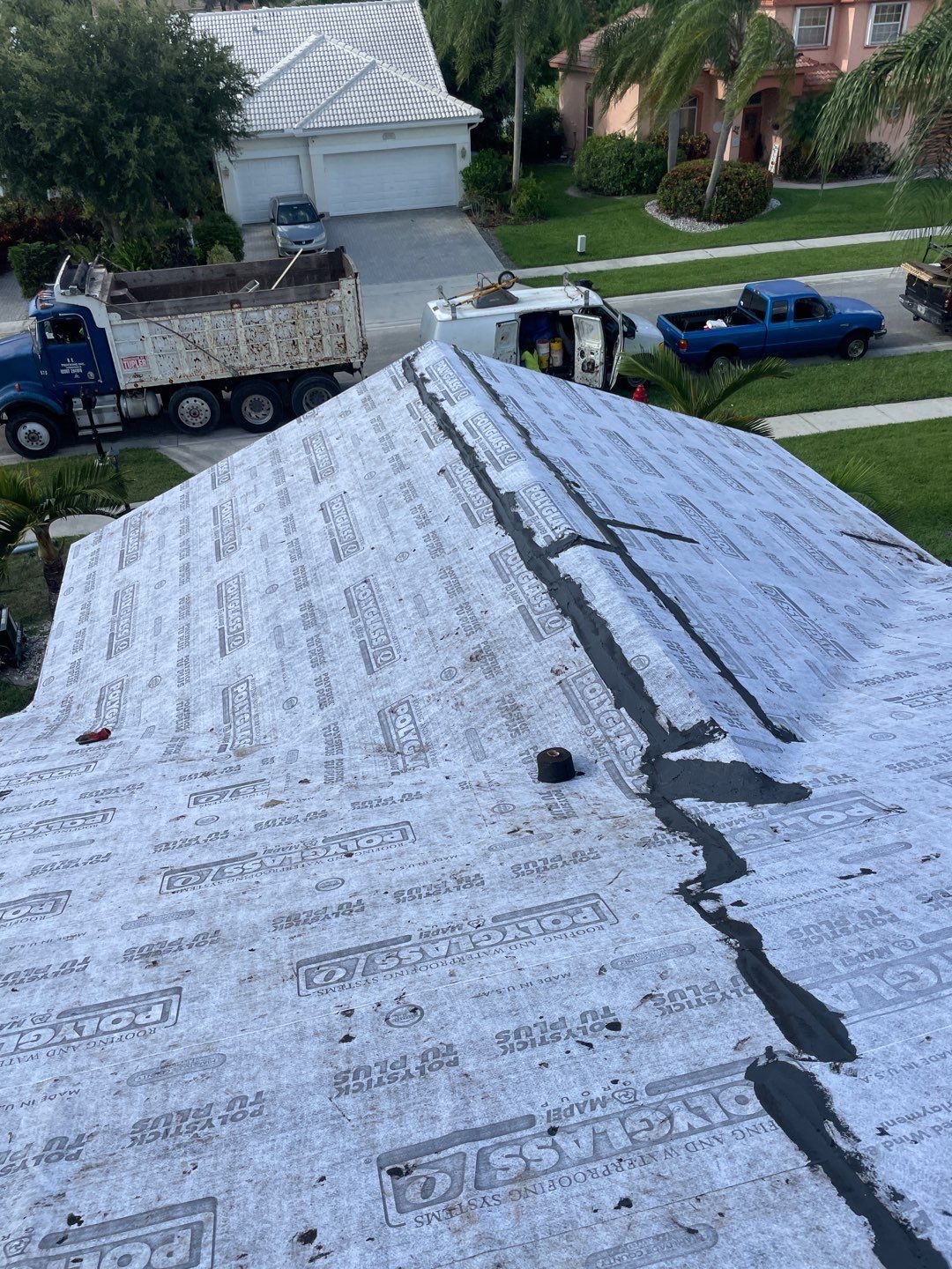 Residential Roofing Installation using Eagle Roofing Tile by BLUES BROTHERS ROOFING