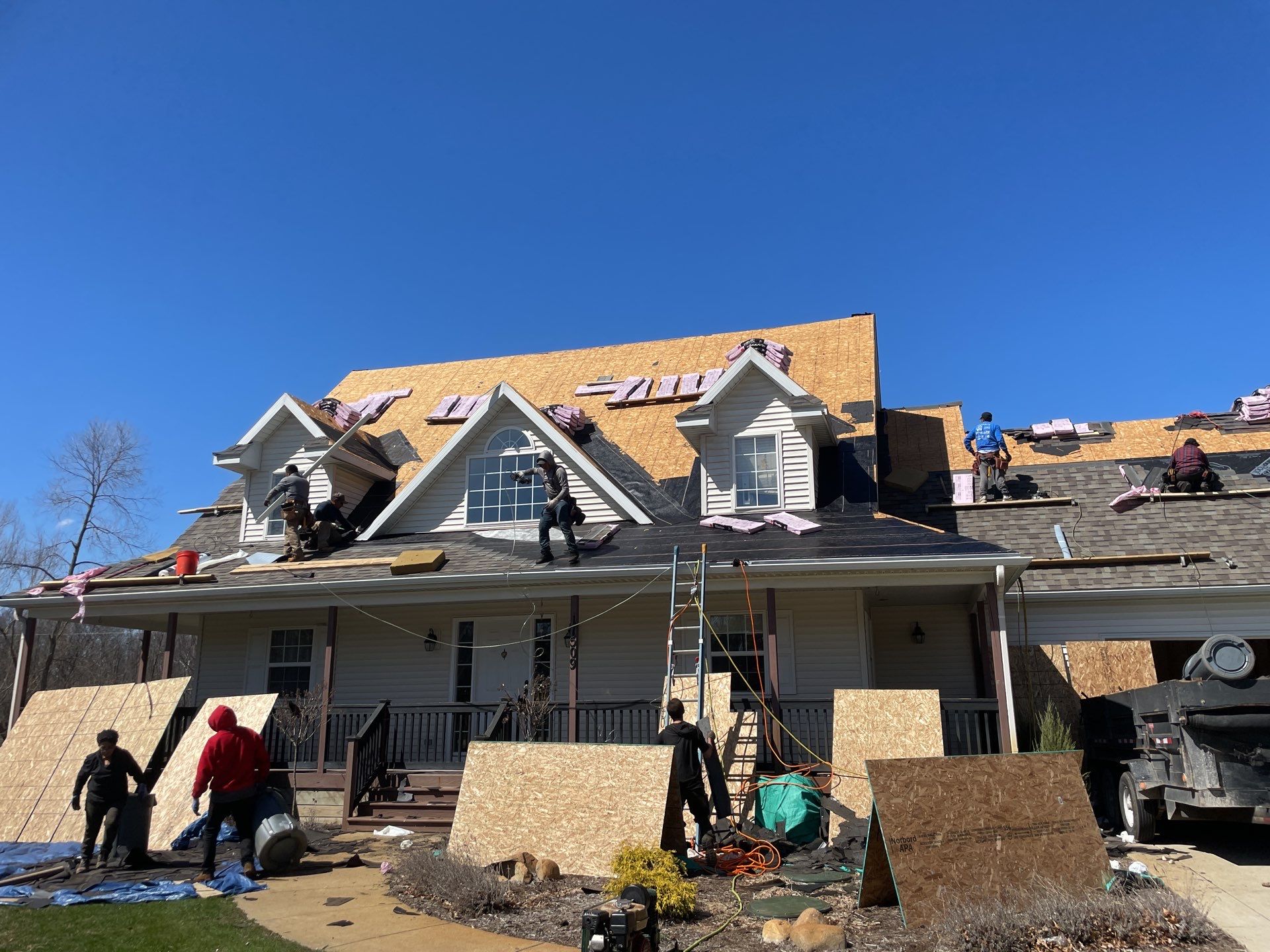 Roof Replacement using Owens Corning by 180 Contractors
