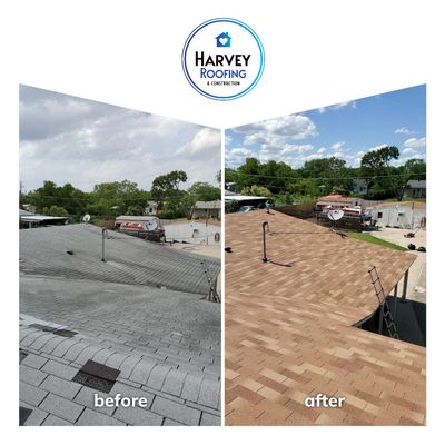 Residential Roofing Installation using Roofing Shingles