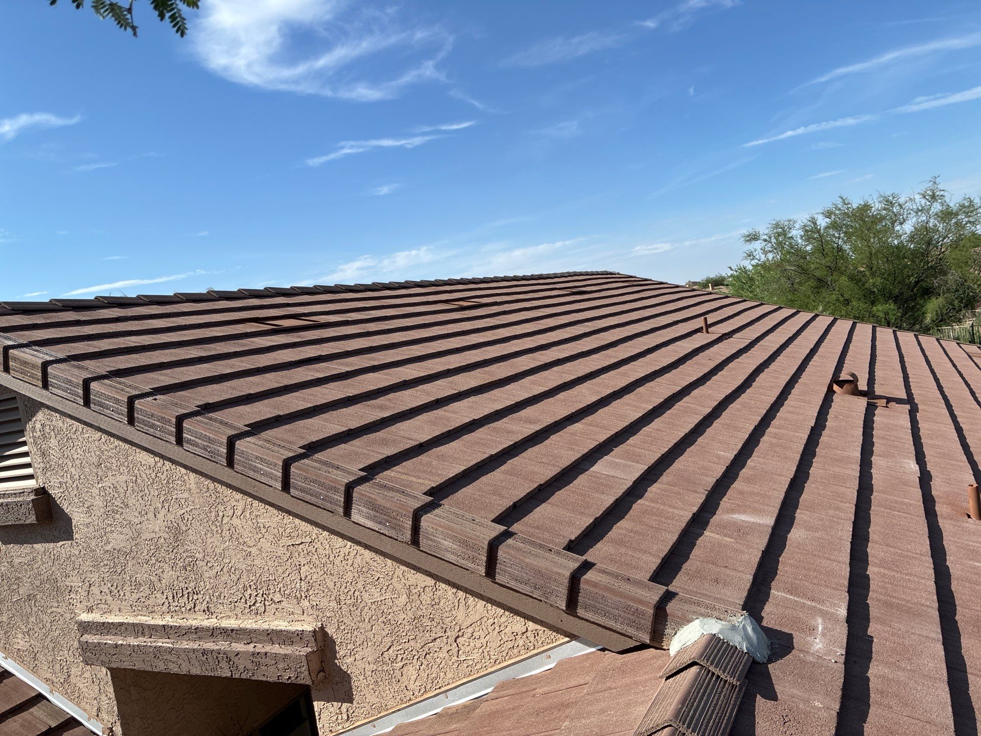Gold Canyon Tile Reset and new underlayment by Weather-Tite Roofing