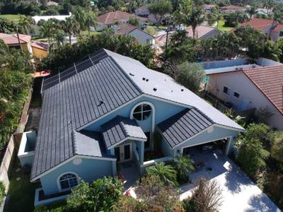 Residential Roofing Installation using Eagle Roofing Tile