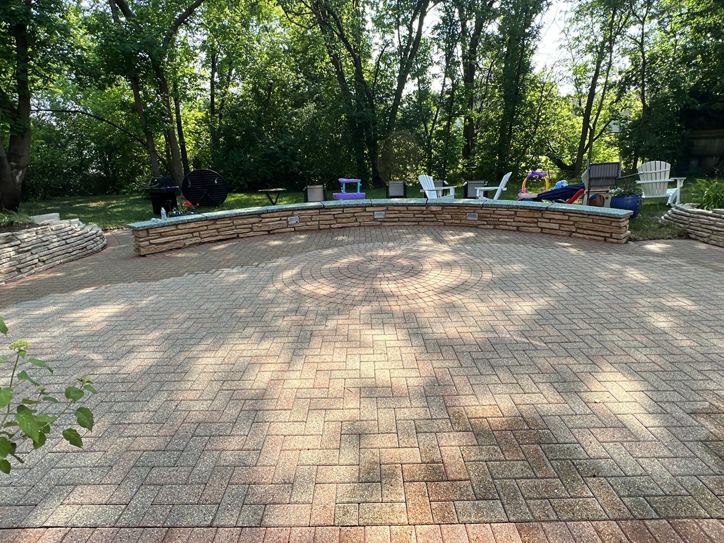 Brick paver clean, sand and seal. using Surebond SB-1300 by Northern Power Washing LLC.