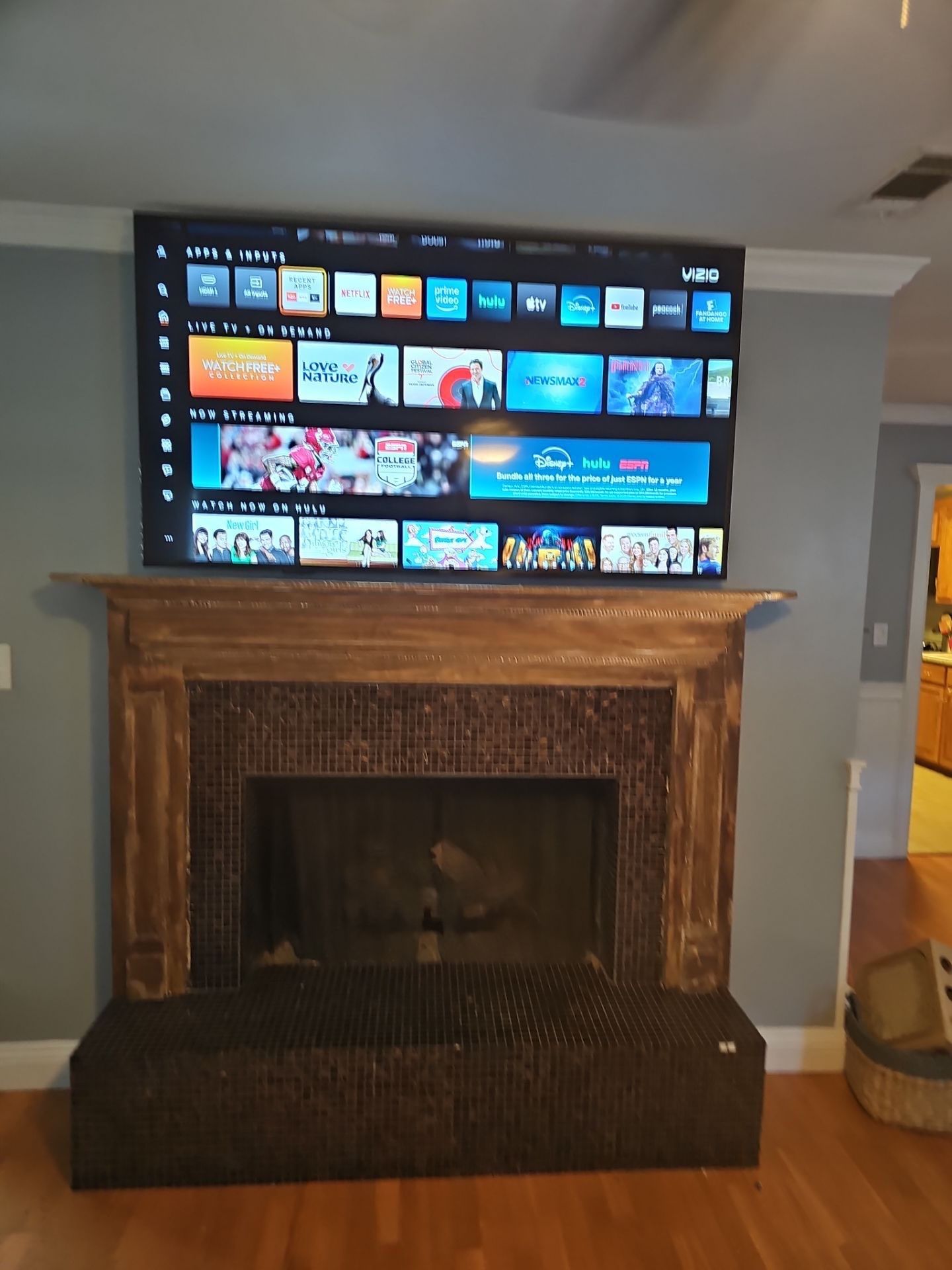 Fireplace TV Mounting Projects by Hangman Mounting & Installation 