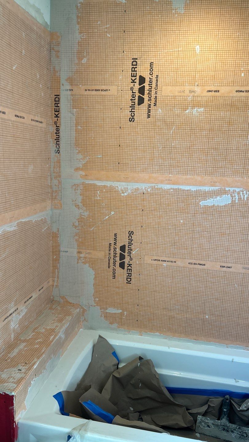 New Tub Surround  by Footprints Floors of Nashville