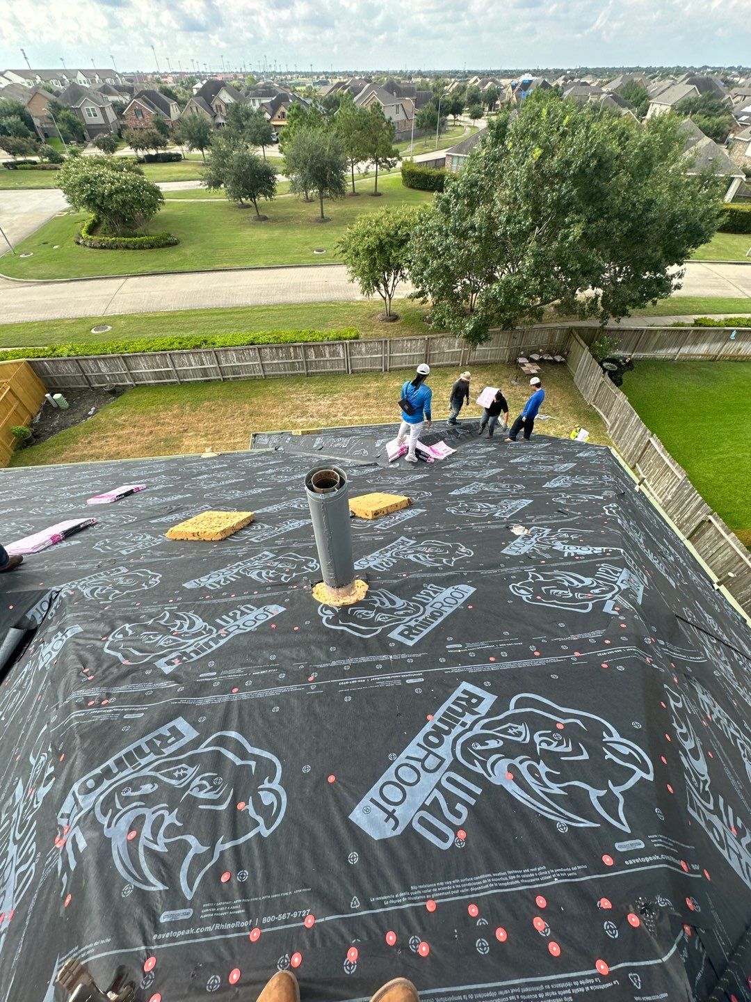 Residential Roofing Installation using Owen's Corning Duration (Lifetime) Shingles by Roof Repair Company