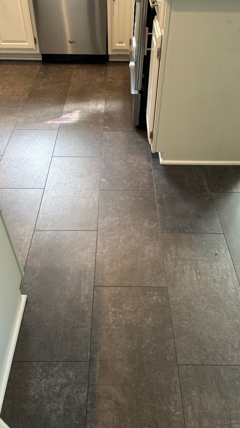 Luxury Vinyl Tiles for Kitchen/Laundry  by Footprints Floors of Nashville