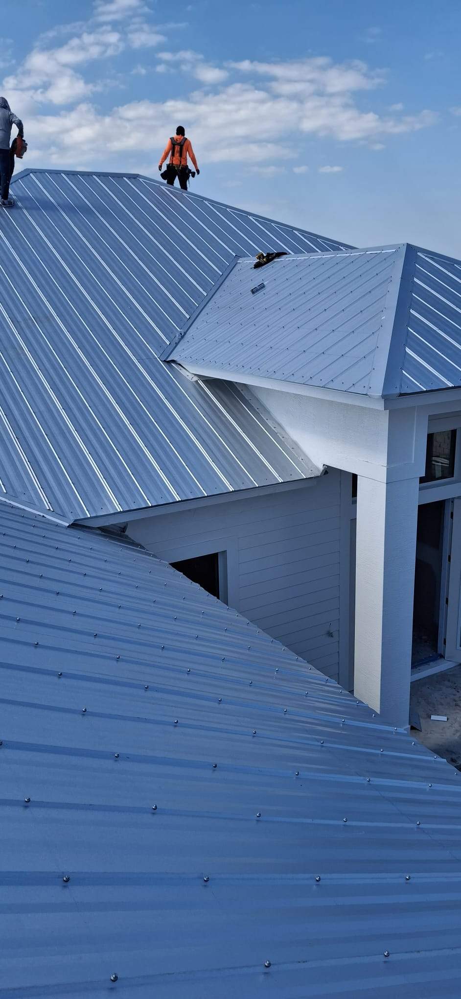 24ga 5V Crimp Mill Finish  by Total Roofing System The Metal Roof Experts