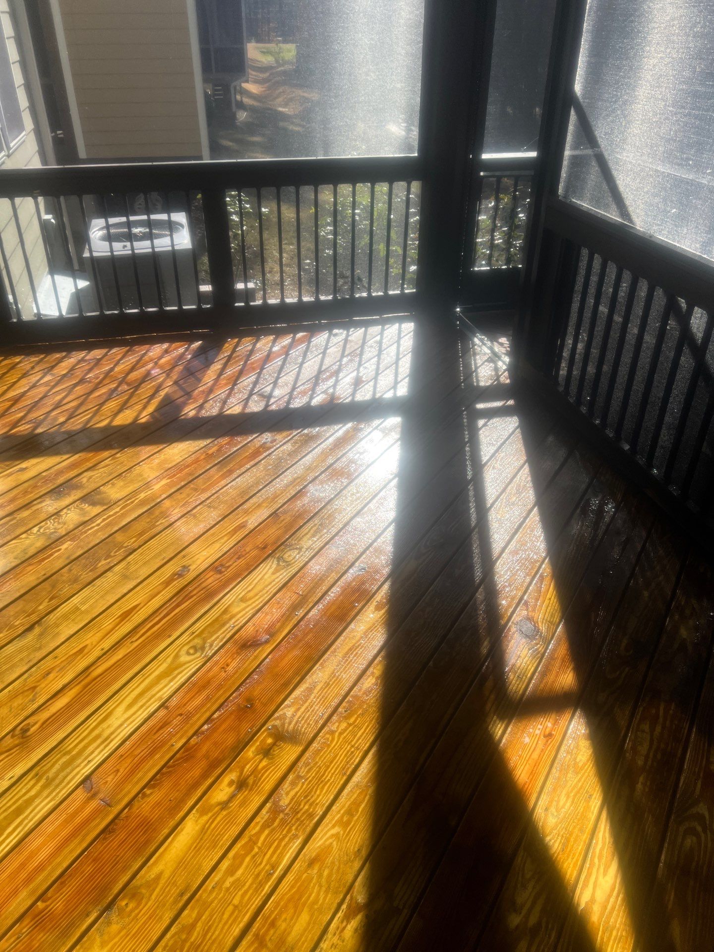Patio and Coated Deck using Wood and Concrete Sealant by DuraSeal