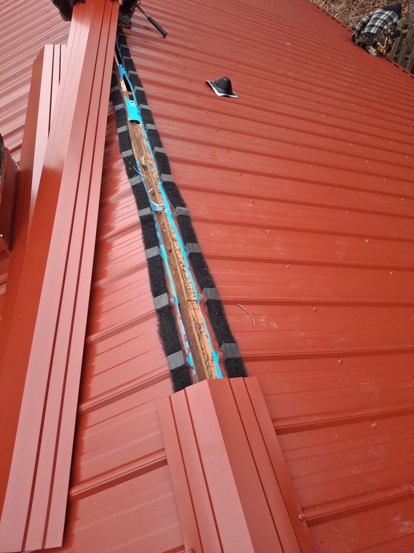 Residential Roofing Installation using Metal by Rainstoppers Roofing