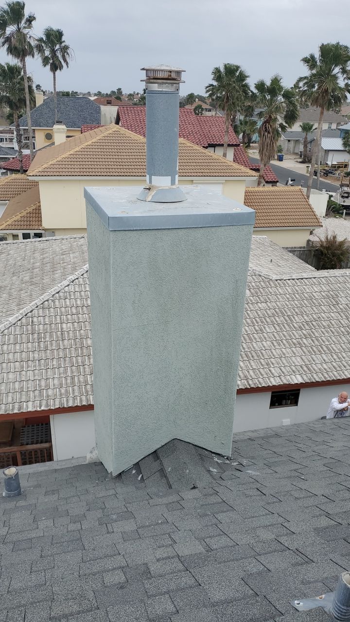 Chimney Cap Replacement by Lighthouse Roofing