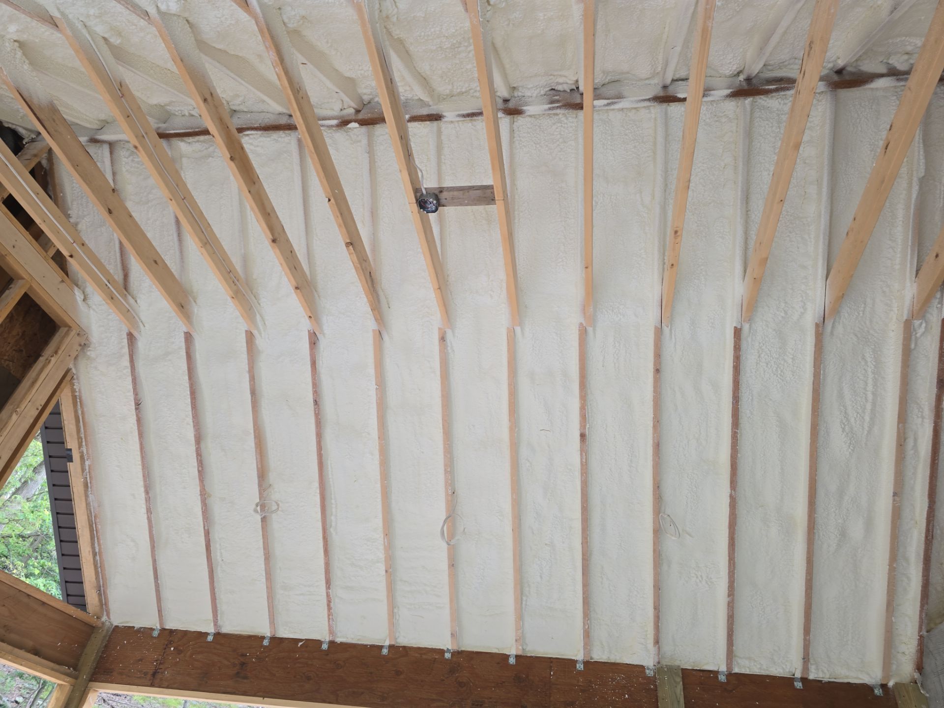 Basement Exterior Walls using Closed Cell Spray Foam by NYS Foam & Energy