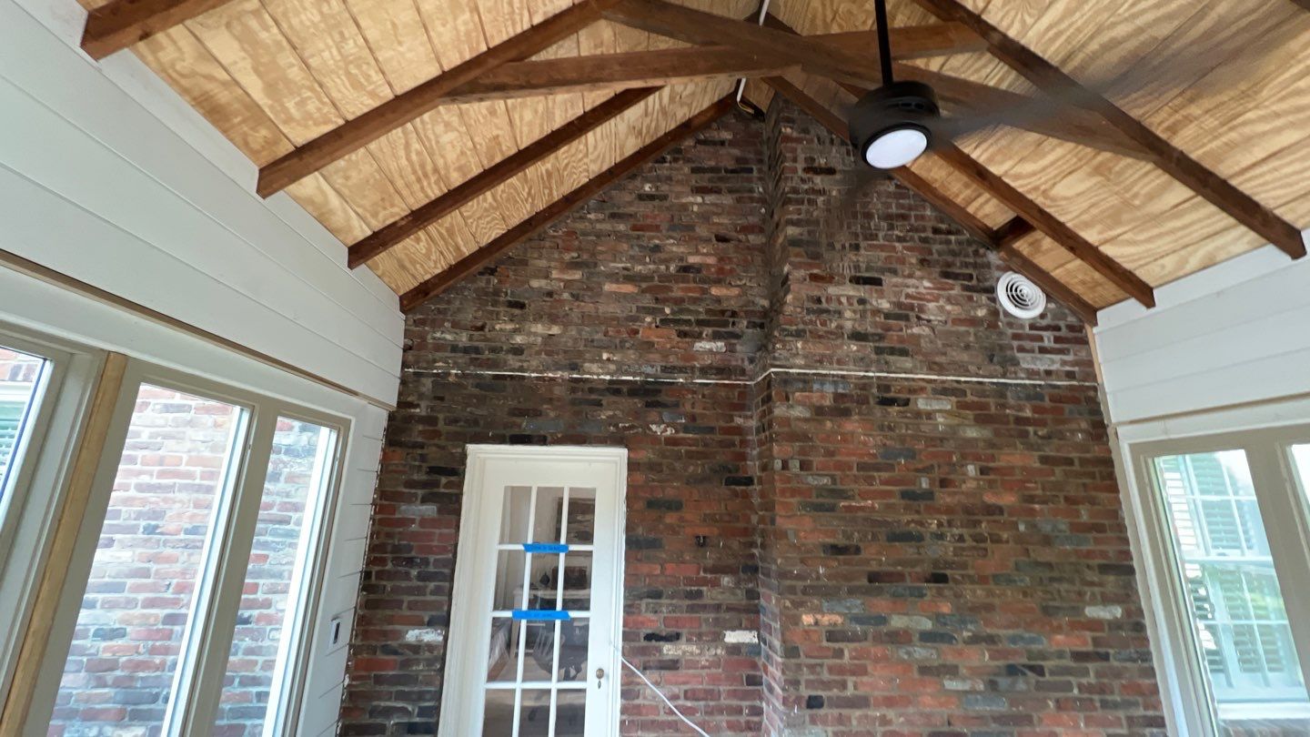 Exterior Painting using Romabio Masonry Flat by Nashville House Painters