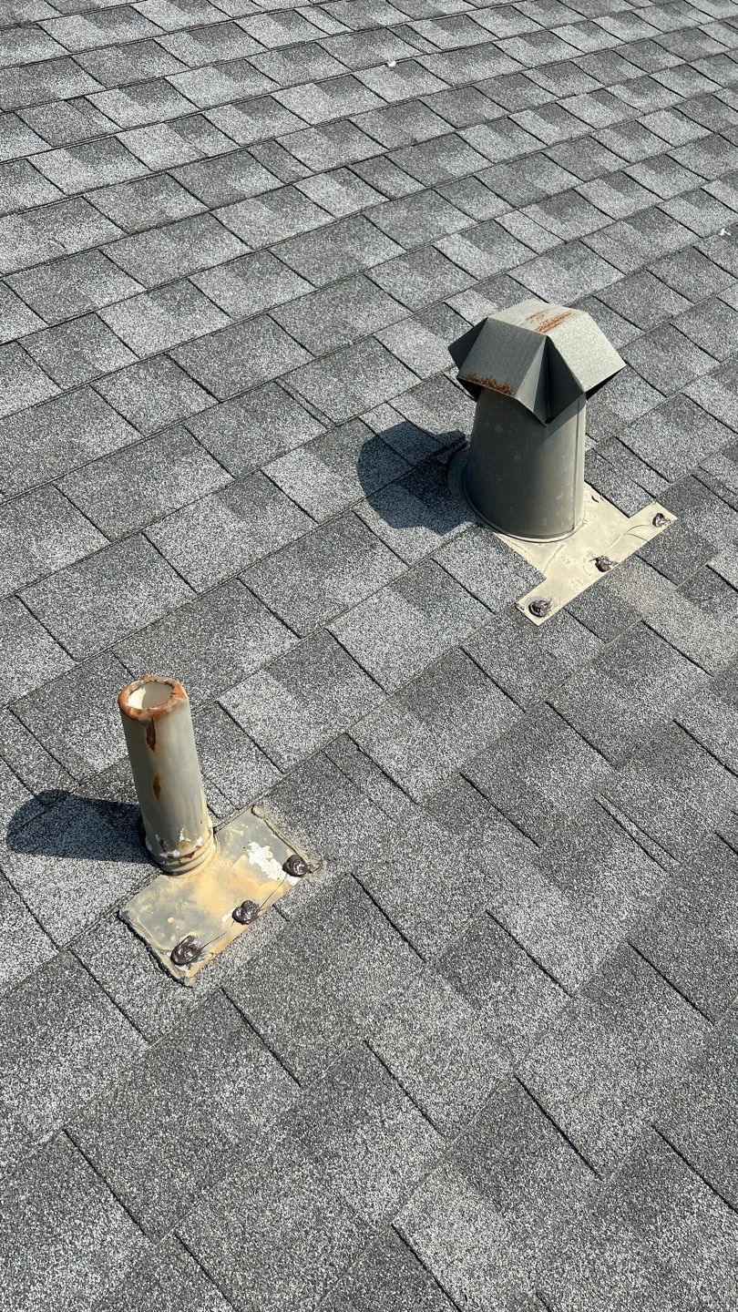 Residential Roofing Repair using Galvanized Chimney Cap & Chase by Lighthouse Roofing