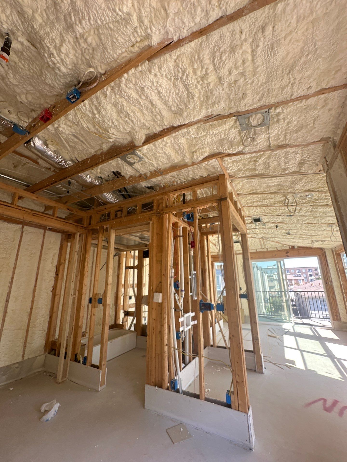 🏢 Full Foam Envelope on This Dallas Multi-Family Build by Apex Insulation Solutions